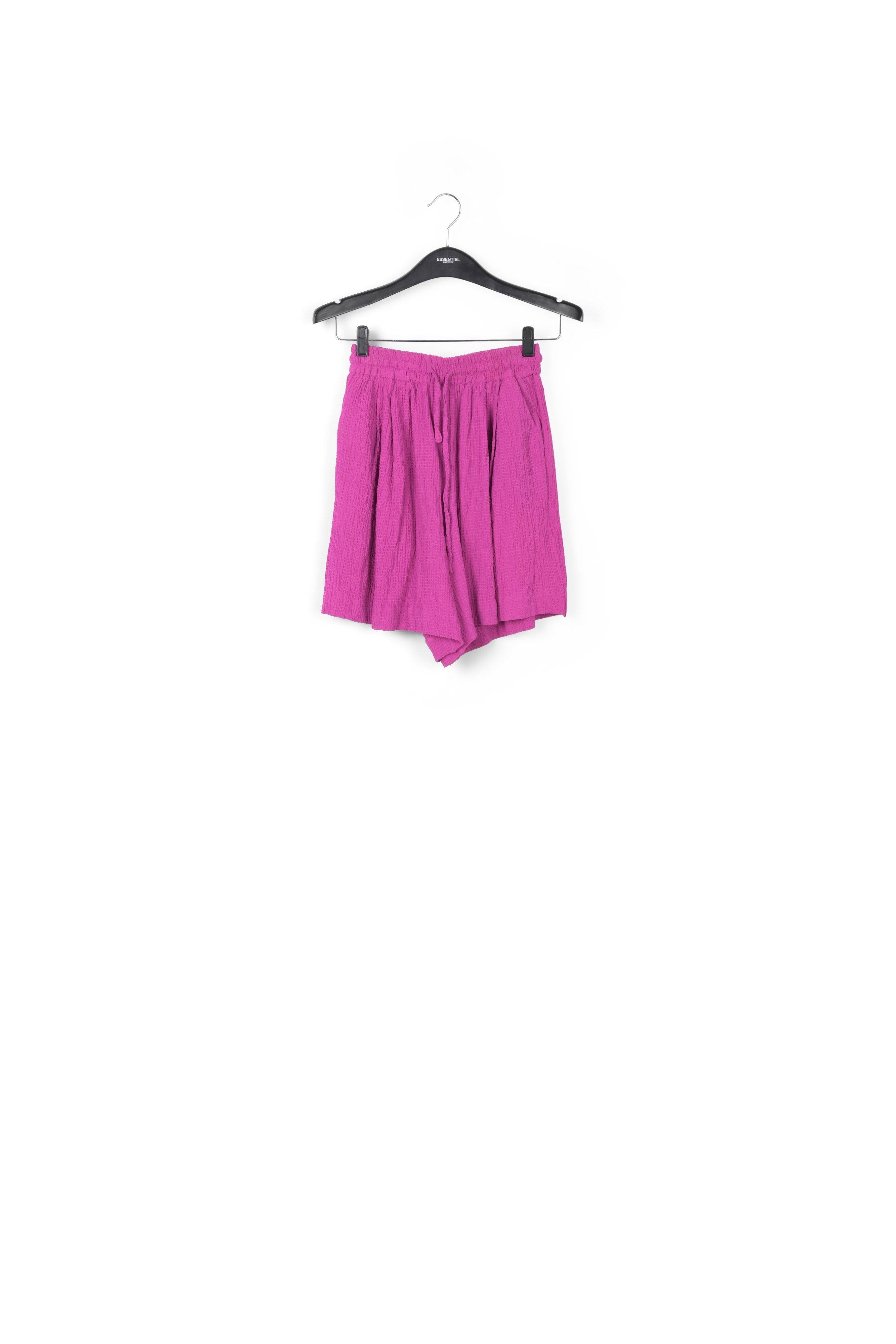 Purple seersucker shorts RE—SSENTIEL | Essentiel second hand