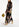 Robe maxi noire à imprimé fleuri Faume - seconde main