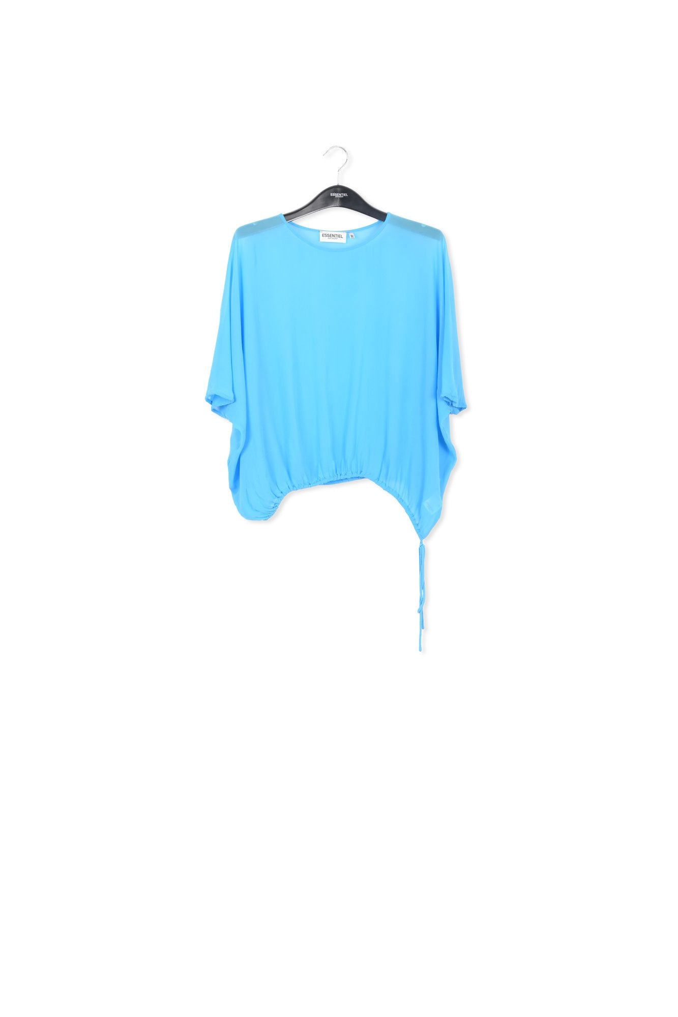 Blue voluminous sheer top RE—SSENTIEL | Essentiel second hand