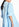 Robe chemise bleue à ligne a Faume - seconde main