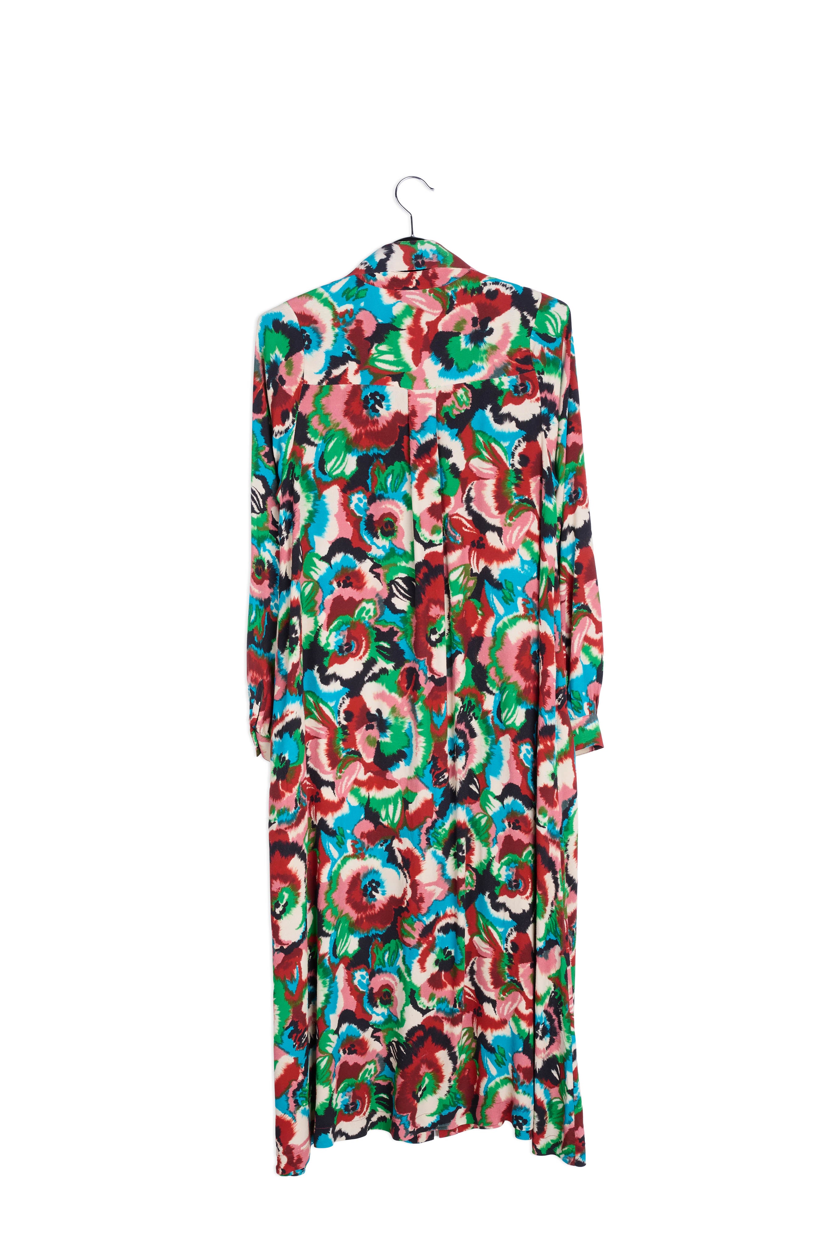 Multicolor floral-print shirt dress RE—SSENTIEL | Essentiel second hand