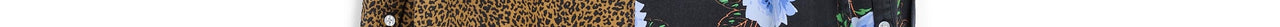 Shirt with dark floral and leopard print Faume - seconde main