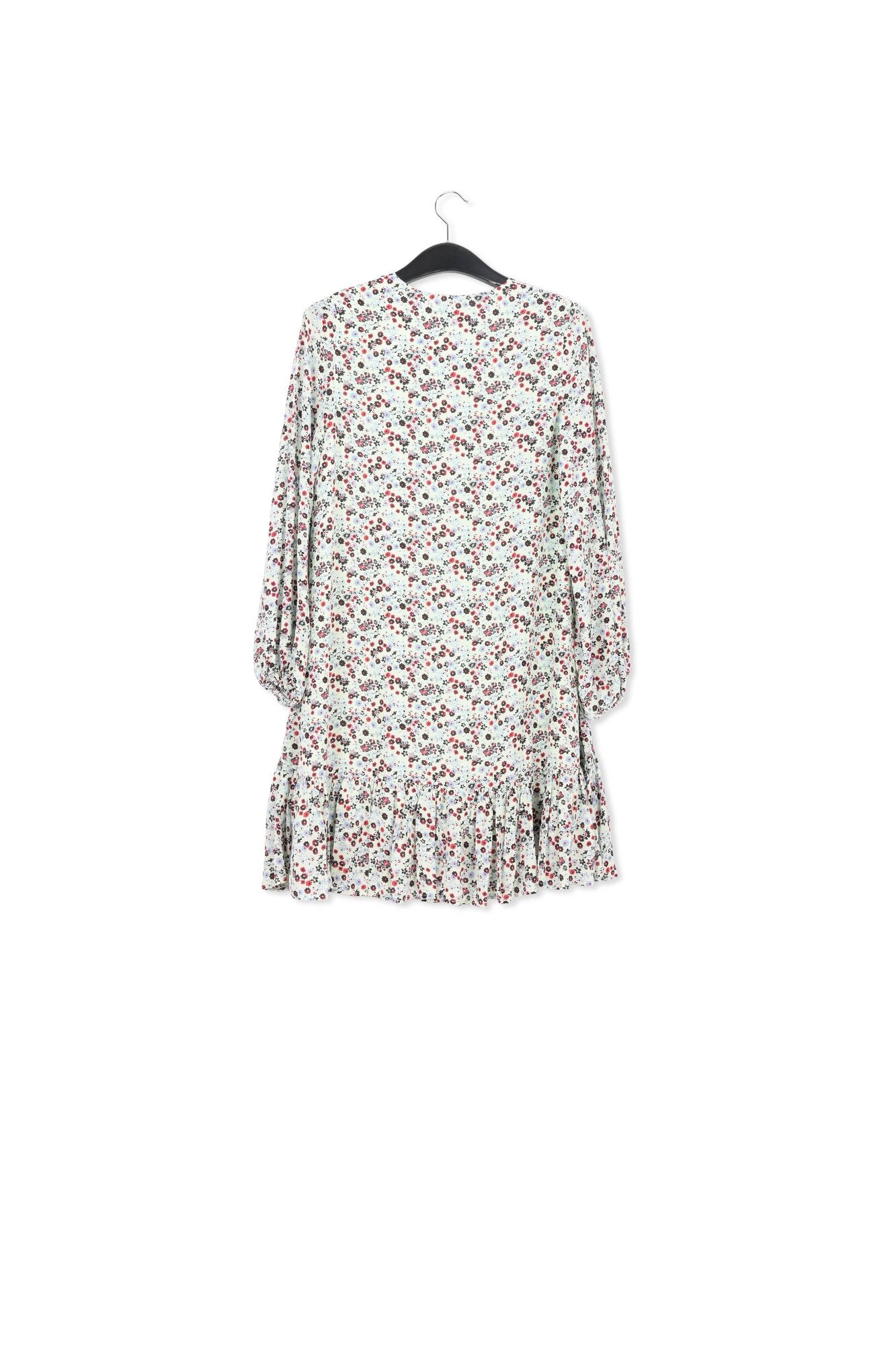 Mini robe vert menthe à imprimé floral RE—SSENTIEL | Essentiel second hand