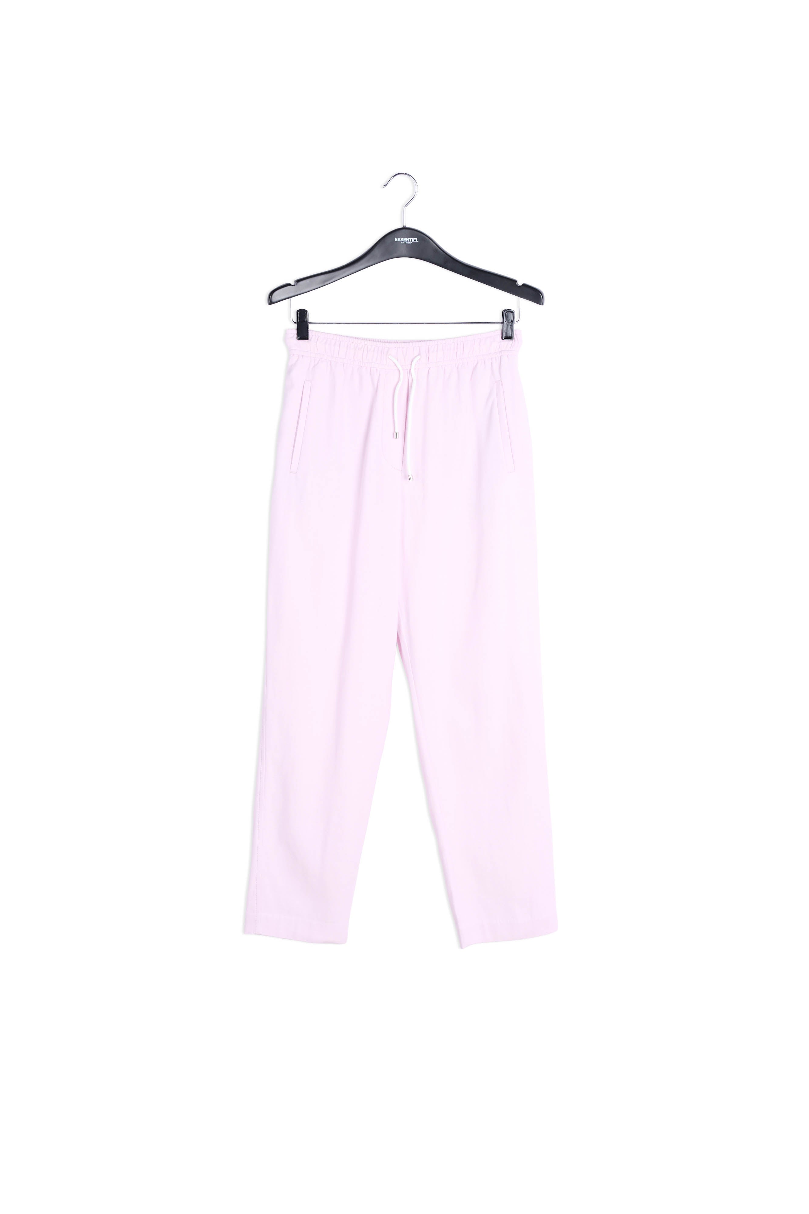 Pantalon fuselé en coton lilas RE—SSENTIEL | Essentiel second hand