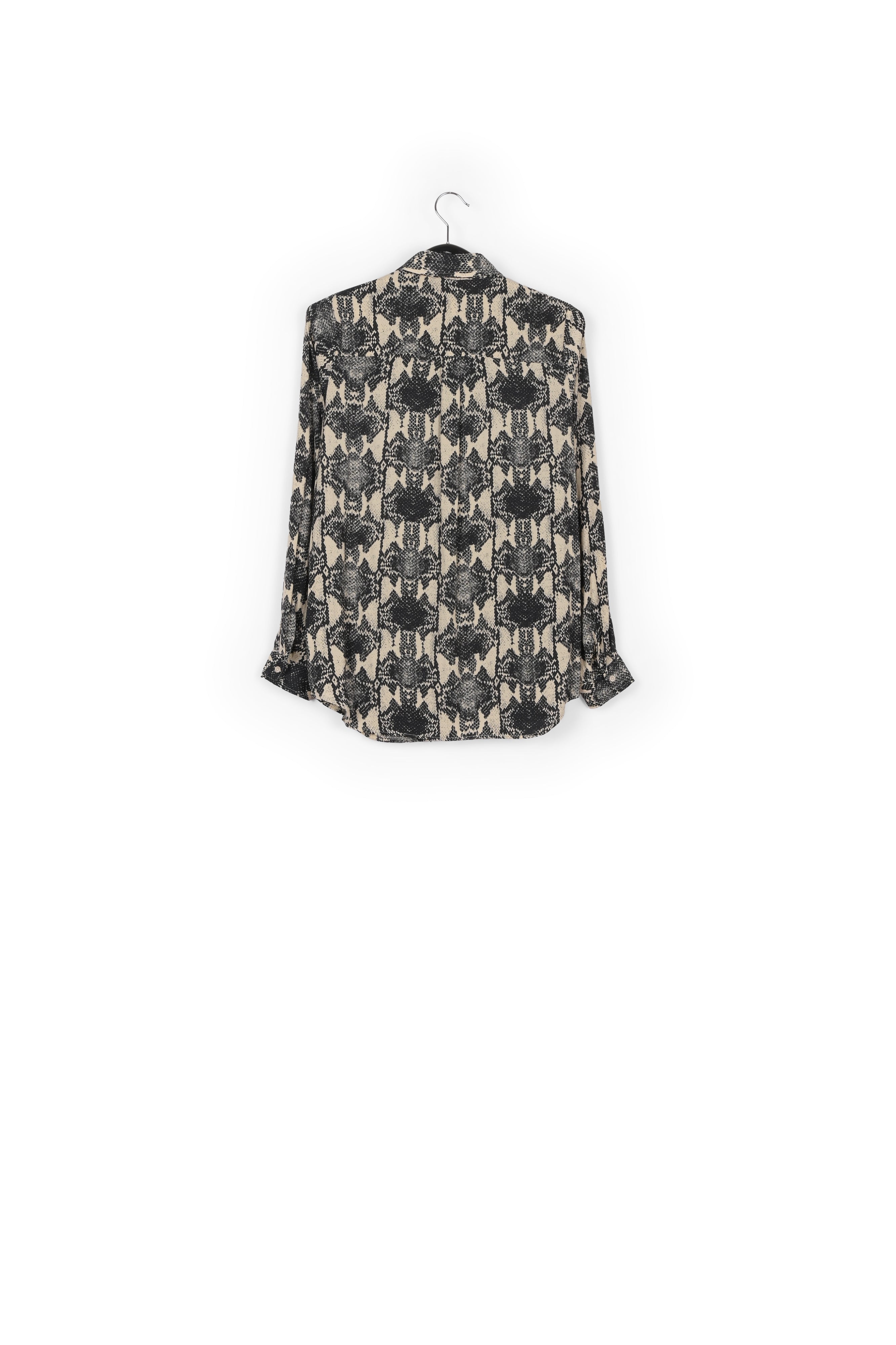 Off-white shirt with snake print RE—SSENTIEL | Essentiel second hand