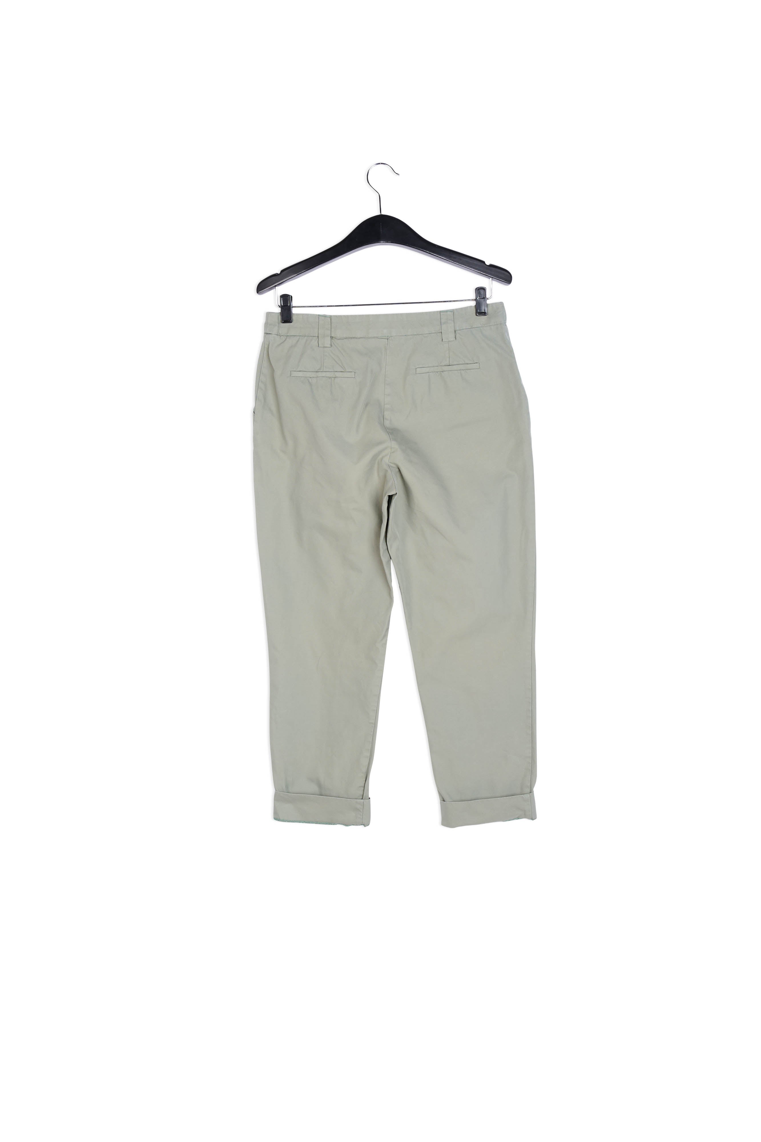 Pantalon vert clair décontracté avec entrejambe bas RE—SSENTIEL | Essentiel second hand