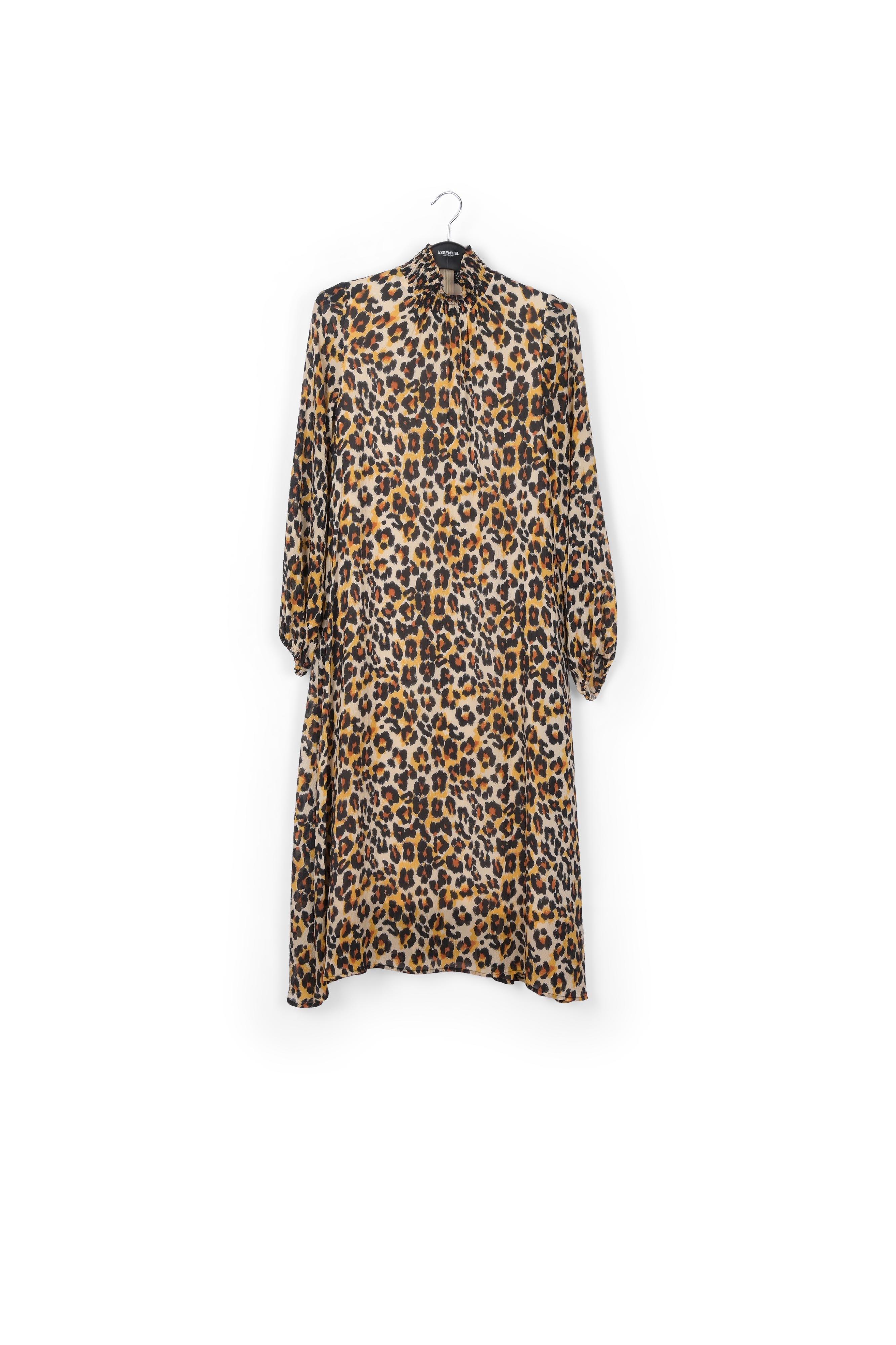 Leopard-print midi-length dress RE—SSENTIEL | Essentiel second hand