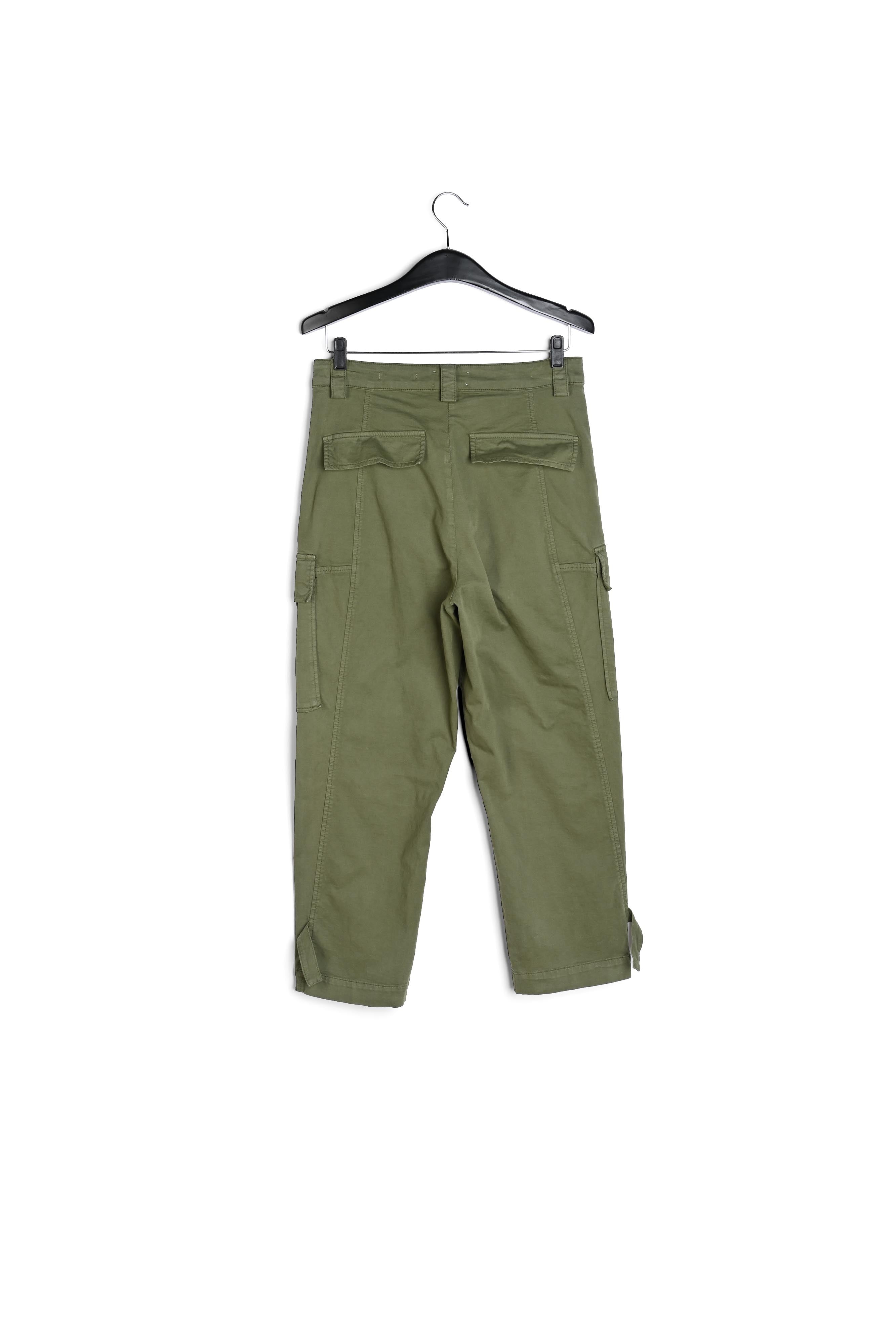 Mosgroene cargobroek RE—SSENTIEL | Essentiel second hand