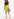 Limoengroene short in cloqué Faume - seconde main