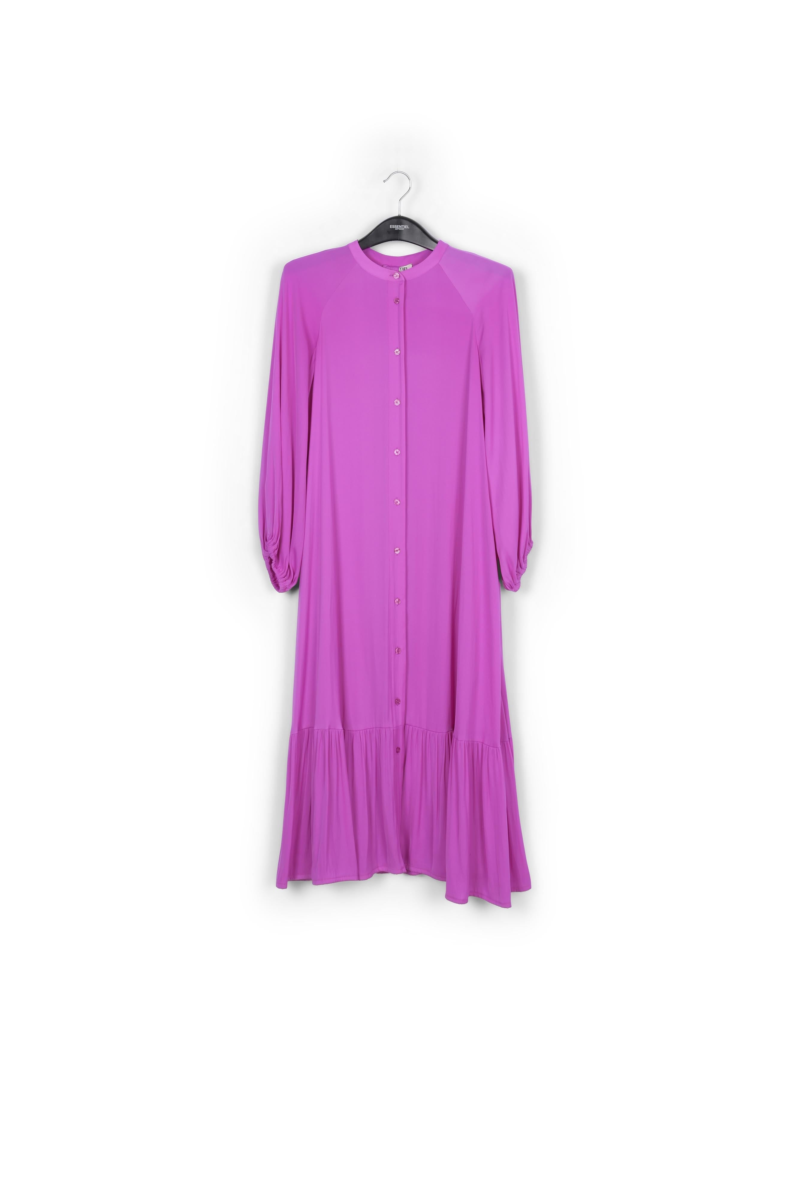 Lilac long-sleeved maxi dress RE—SSENTIEL | Essentiel second hand