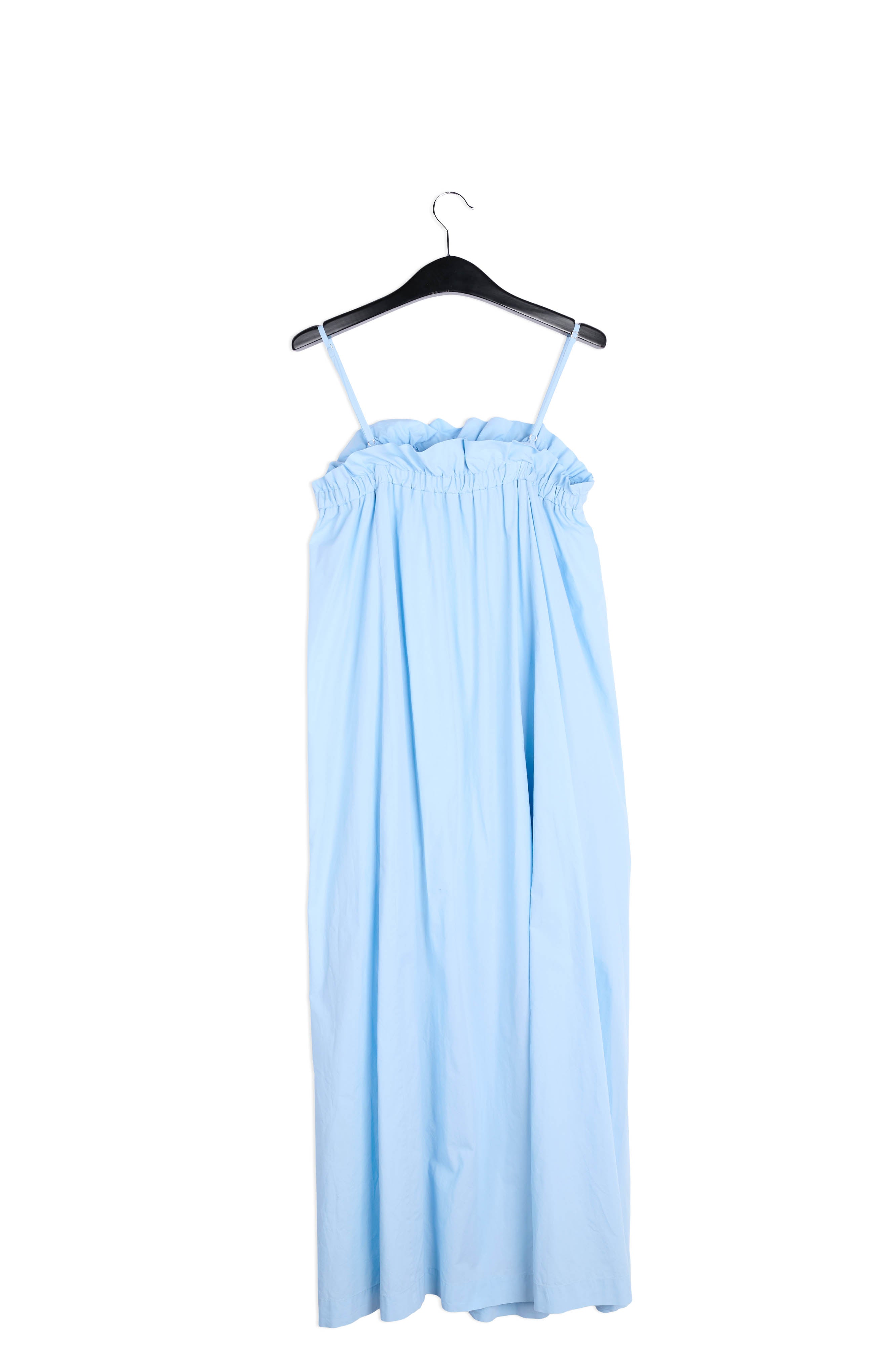 Light blue cotton maxi dress RE—SSENTIEL | Essentiel second hand