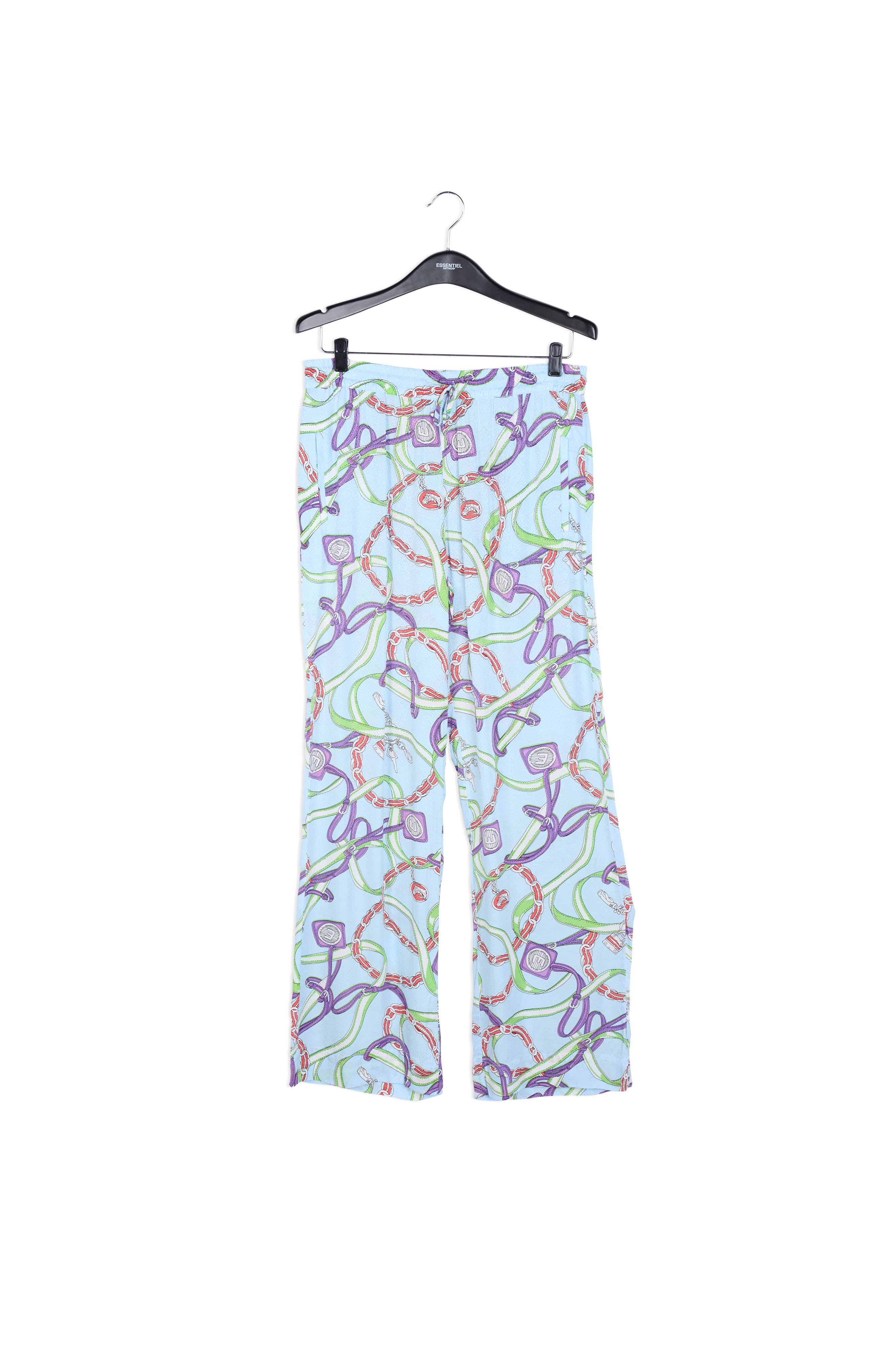 Pantalon bleu clair aux jambes larges RE—SSENTIEL | Essentiel second hand