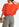 Orange ruffled short-sleeve top Faume - seconde main