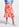 Pink and yellow plissé midi skirt Faume - seconde main