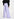 Lilac denim wide-leg jeans Faume - seconde main