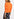 Pull orange col roulé et épaules bouffantes Faume - seconde main