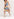 Multicolored graphic striped midi dress Faume - seconde main