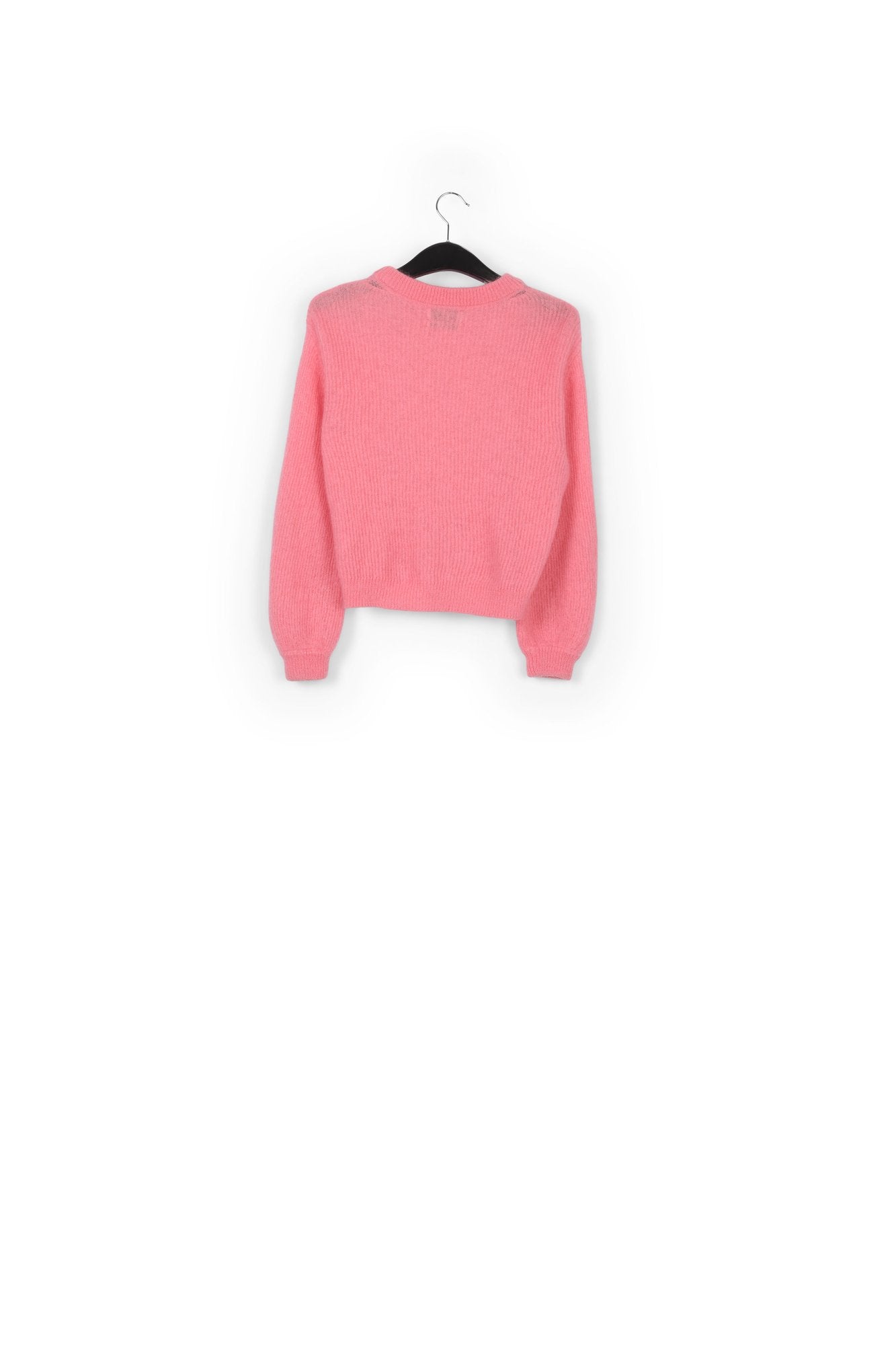 Pull rose en tricot aux manches volumineuses RE—SSENTIEL | Essentiel second hand