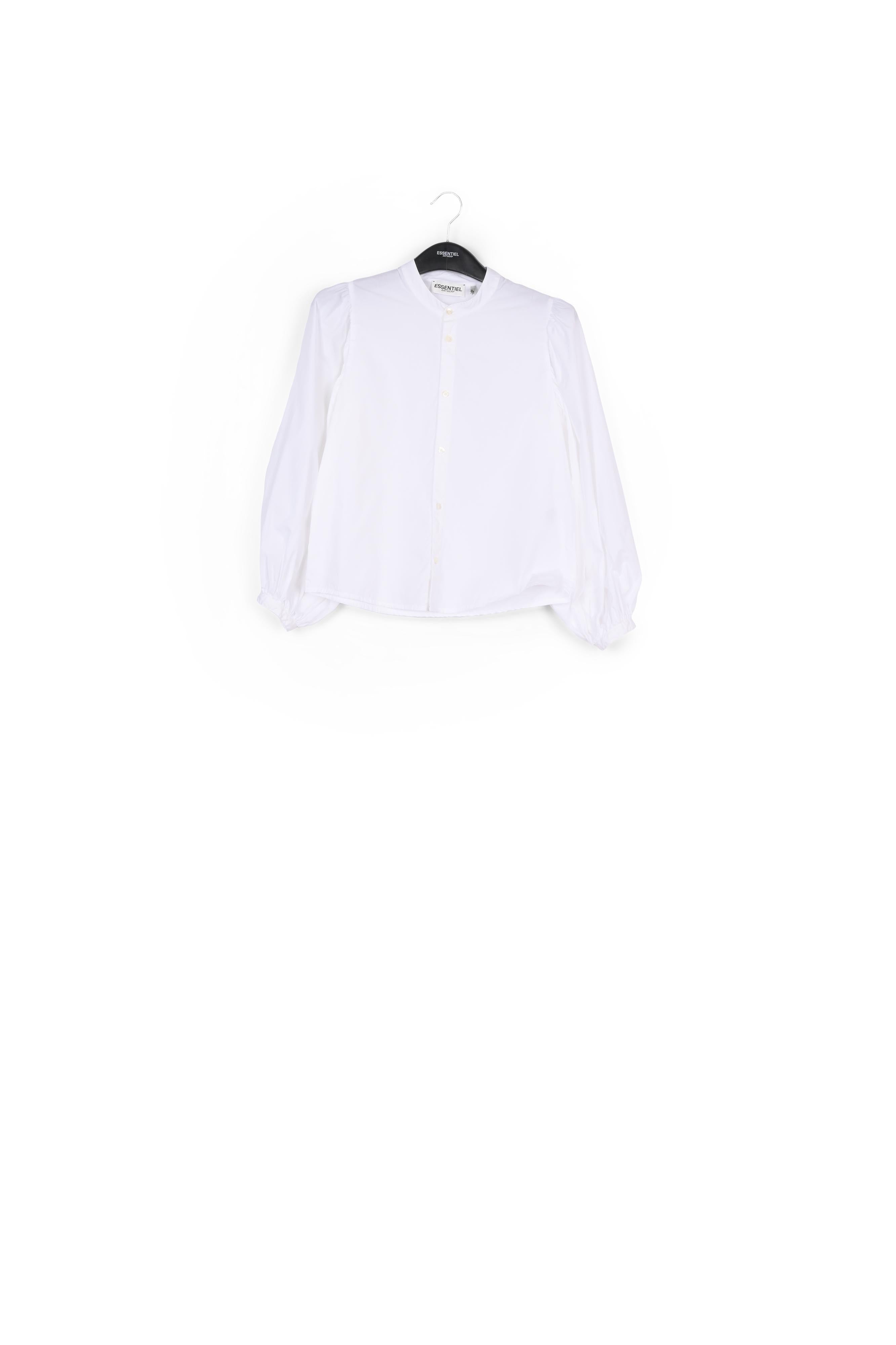 White cotton blouse RE—SSENTIEL | Essentiel second hand