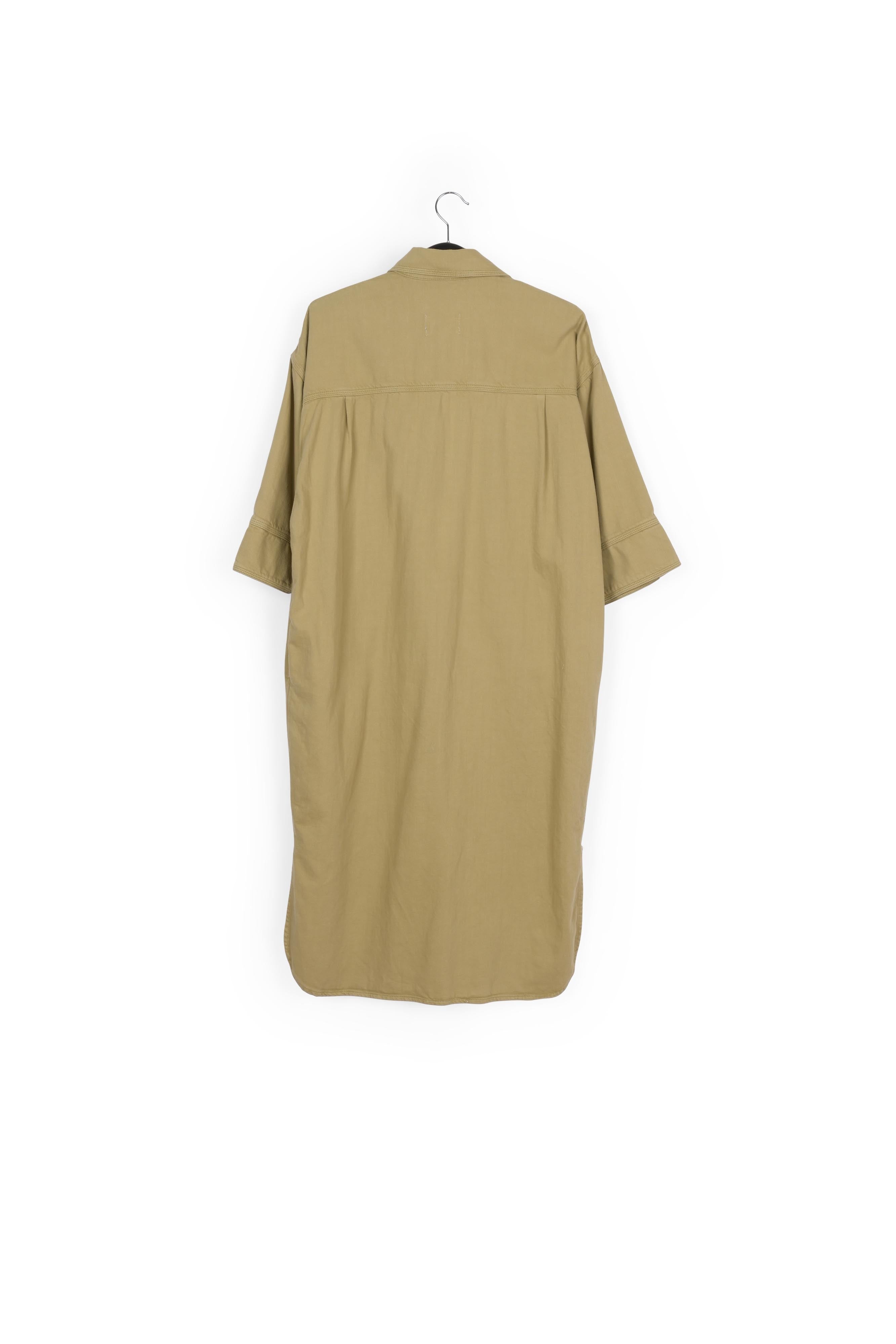 Beige denim shirt dress RE—SSENTIEL | Essentiel second hand