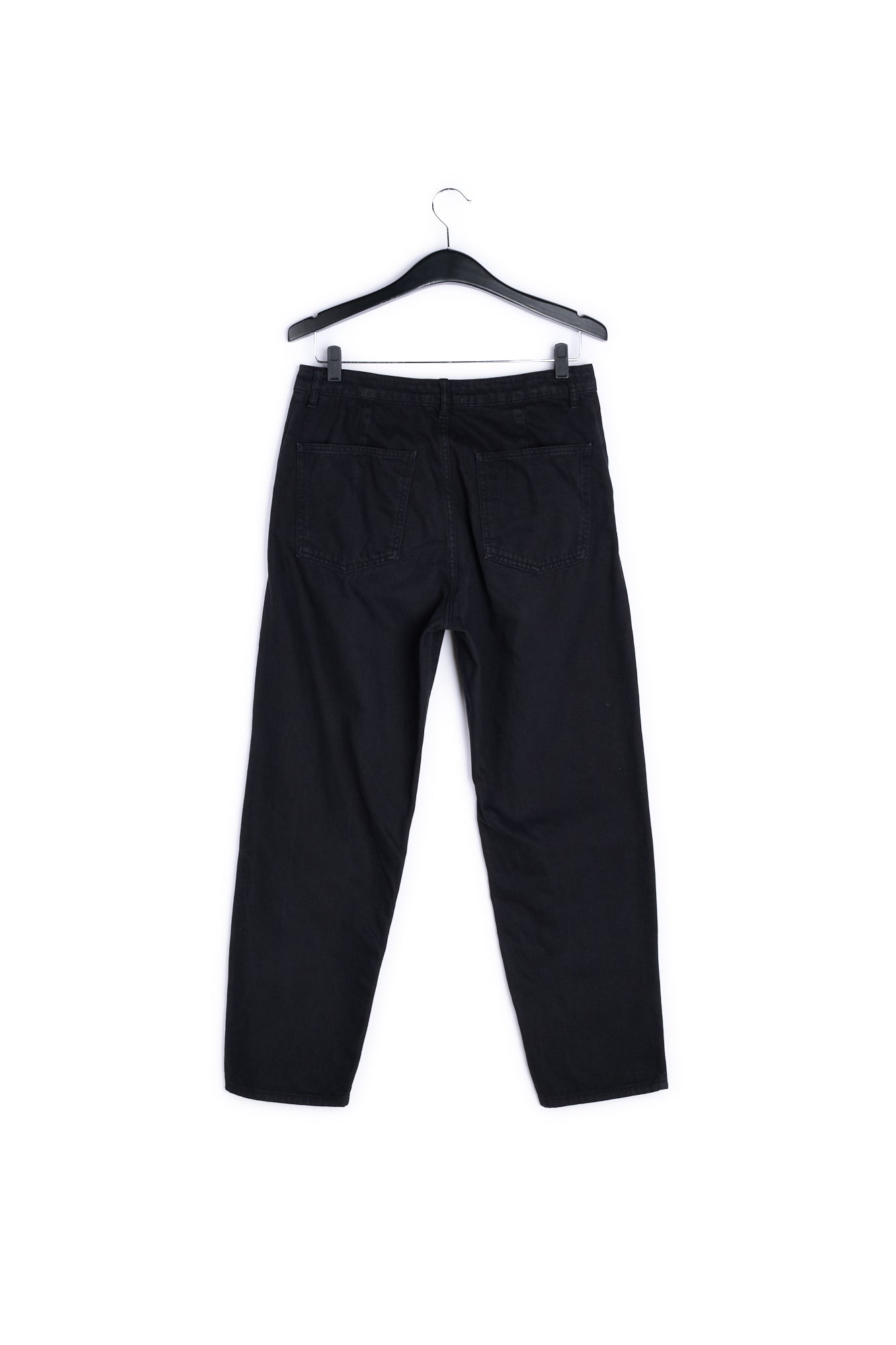 Black high-rise jeans RE—SSENTIEL | Essentiel second hand