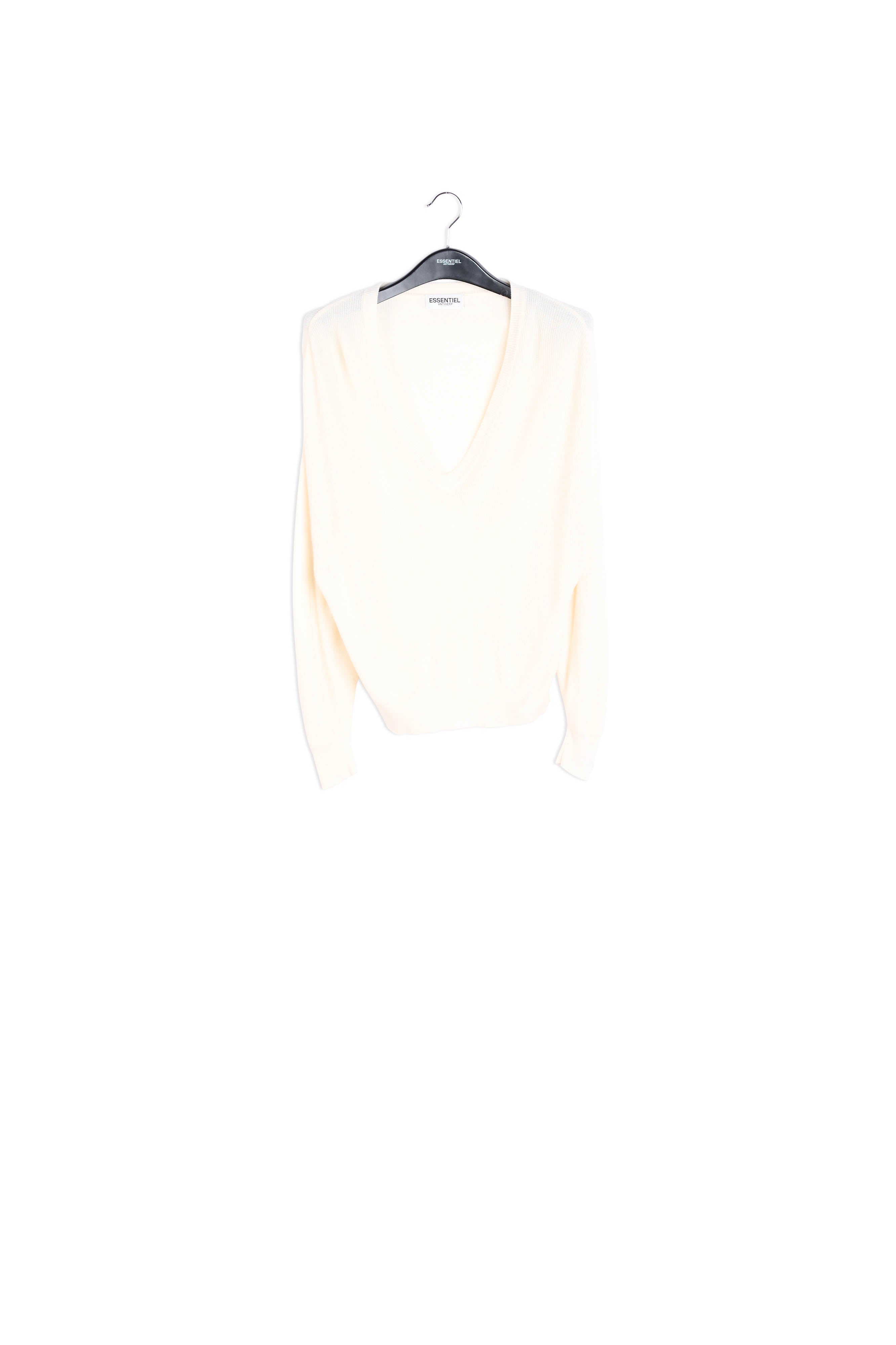 Pull oversize blanc cassé RE—SSENTIEL | Essentiel second hand
