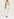 Gebroken witte broek met hoge taille Faume - seconde main