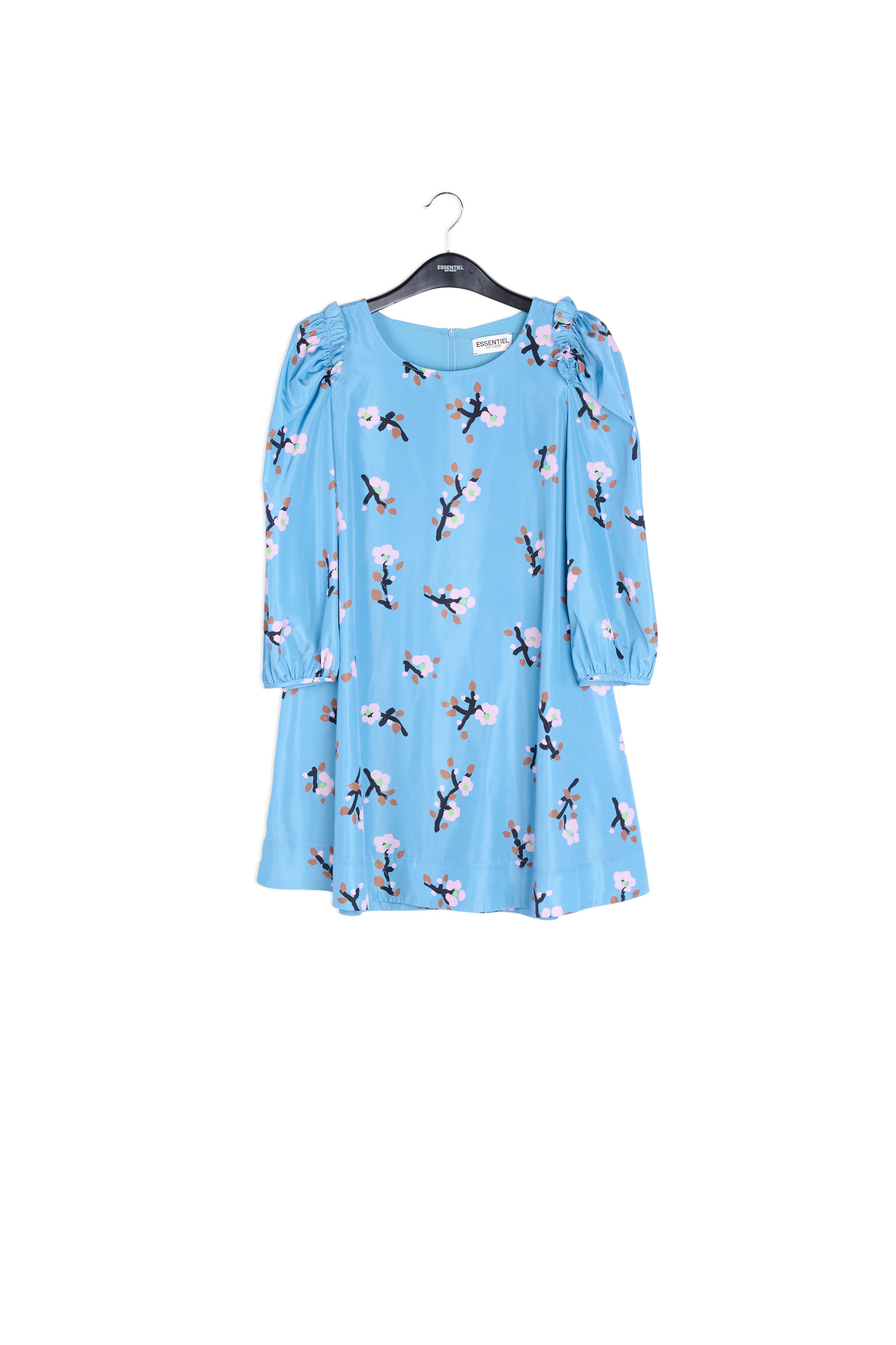 Light blue a-line mini dress RE—SSENTIEL | Essentiel second hand