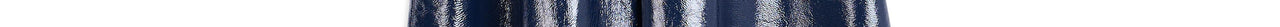 Dark blue faux leather A-line skirt Faume - seconde main