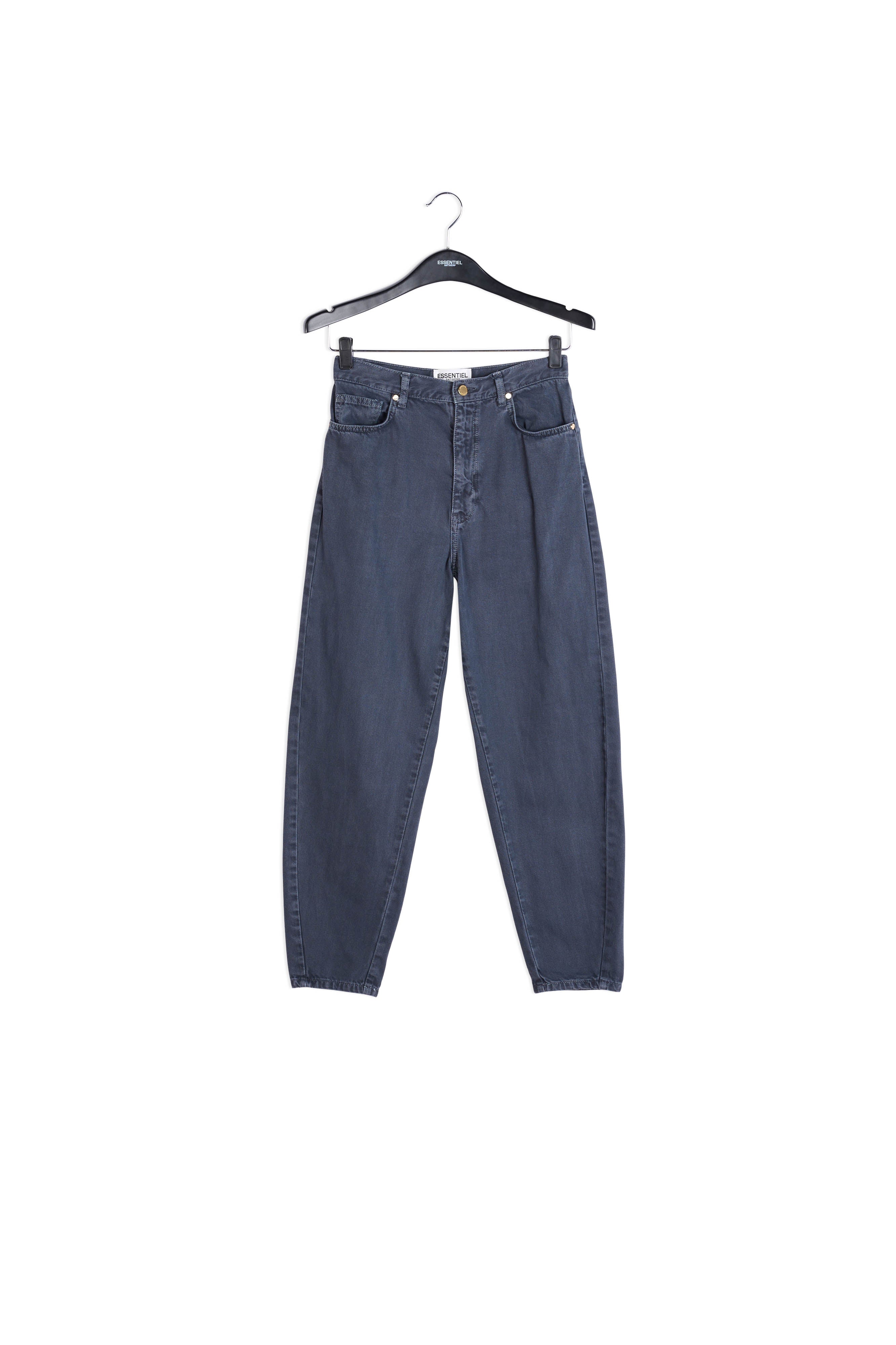 Jean noir à coupe ample et taille haute RE—SSENTIEL | Essentiel second hand