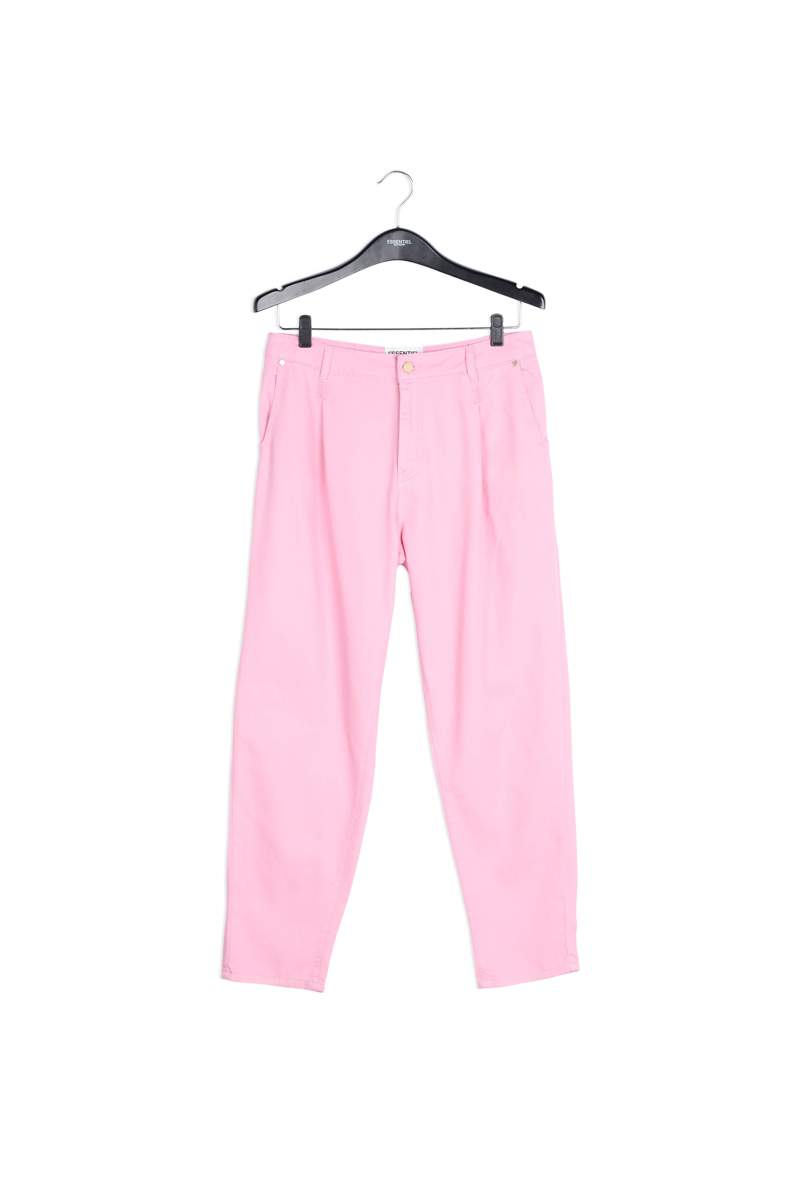 Light pink loose-fit denim pants RE—SSENTIEL | Essentiel second hand