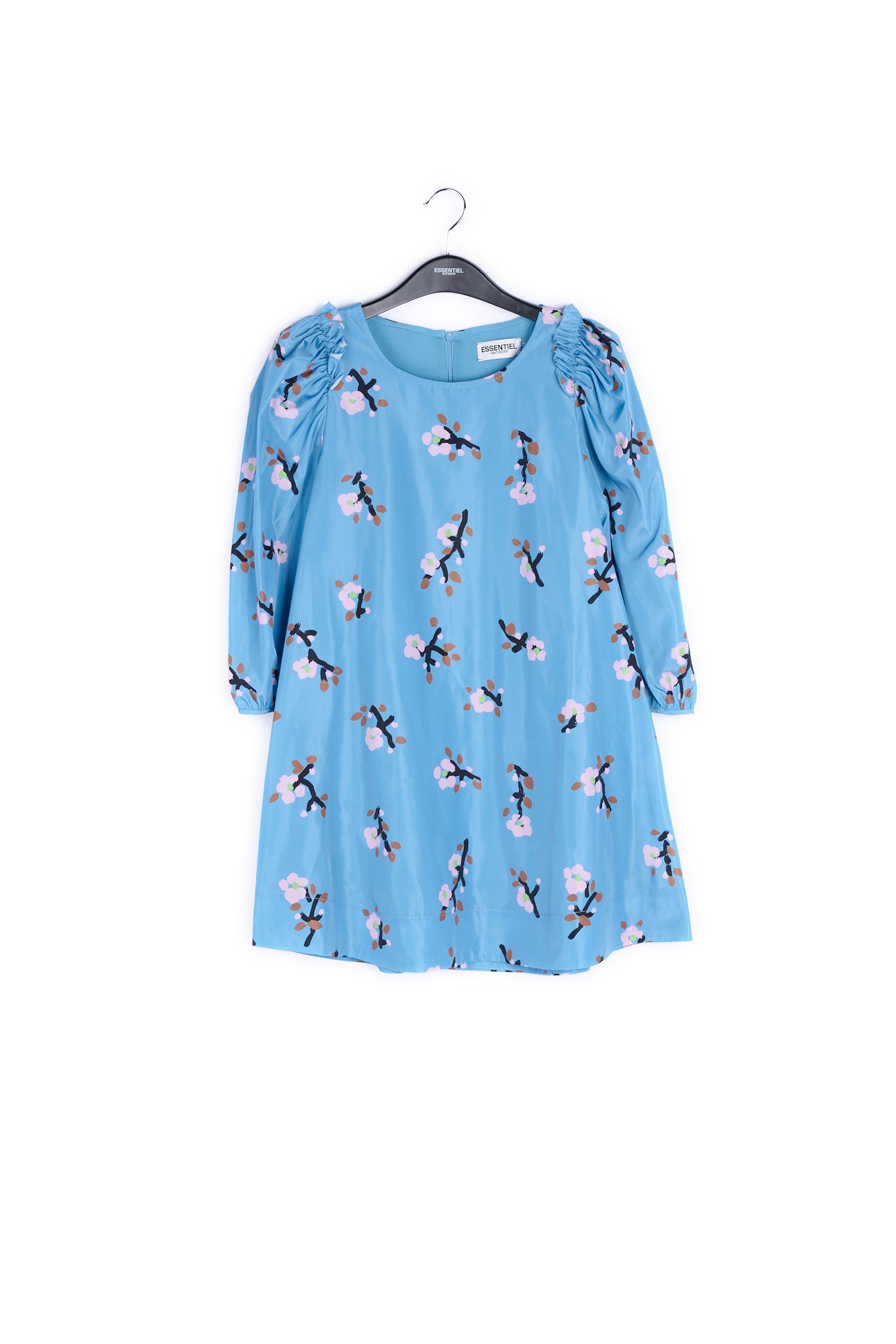 Light blue a-line mini dress RE—SSENTIEL | Essentiel second hand