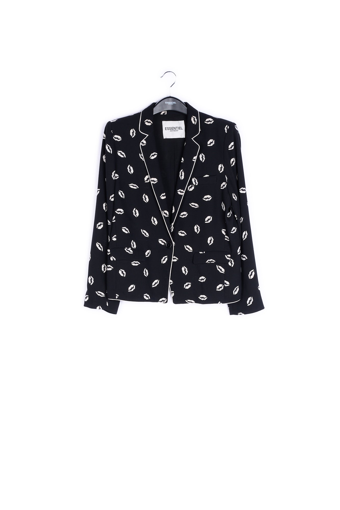 Black printed jacket RE—SSENTIEL | Essentiel second hand
