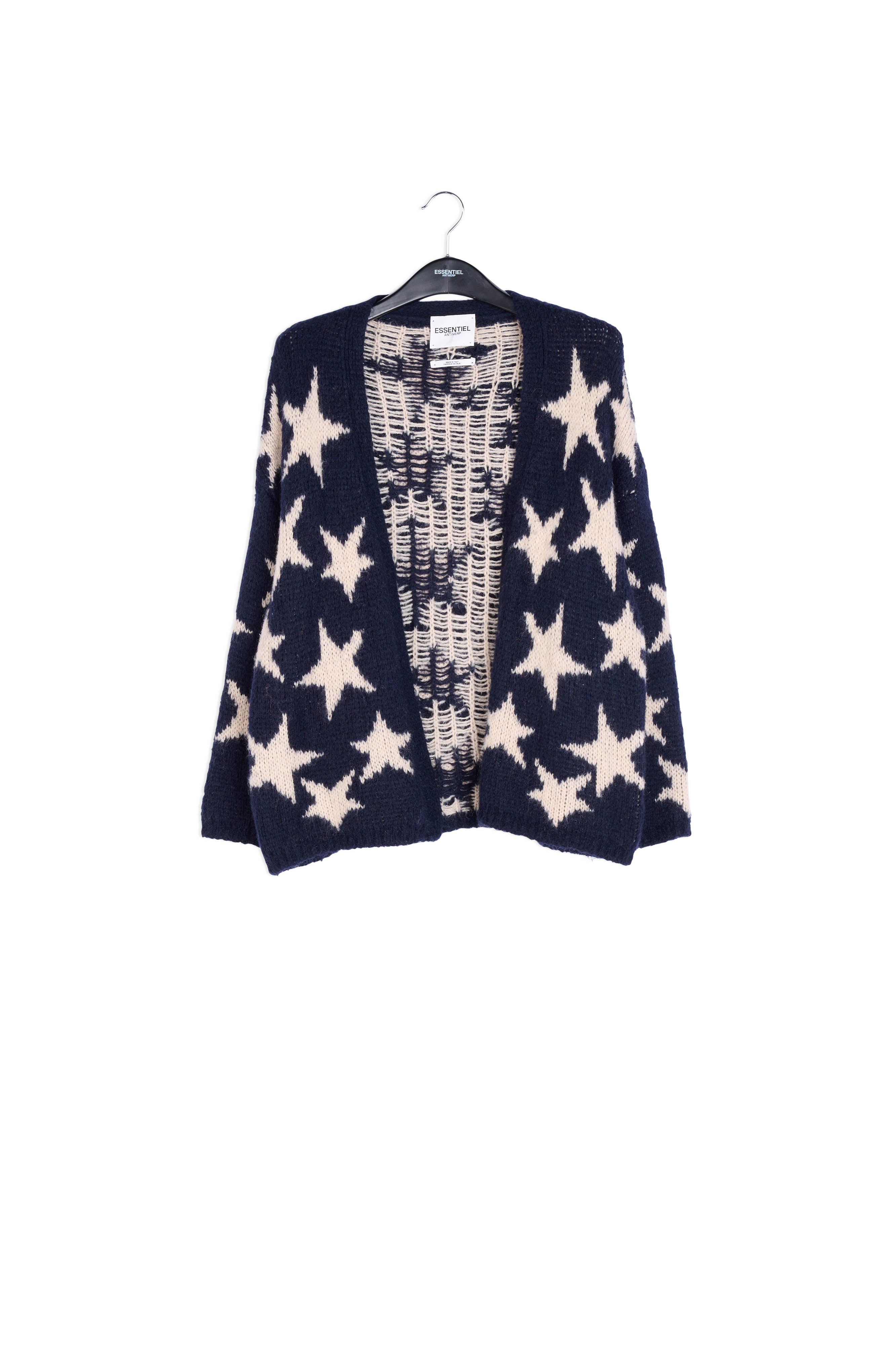 Navy blue Cardigan RE—SSENTIEL | Essentiel second hand