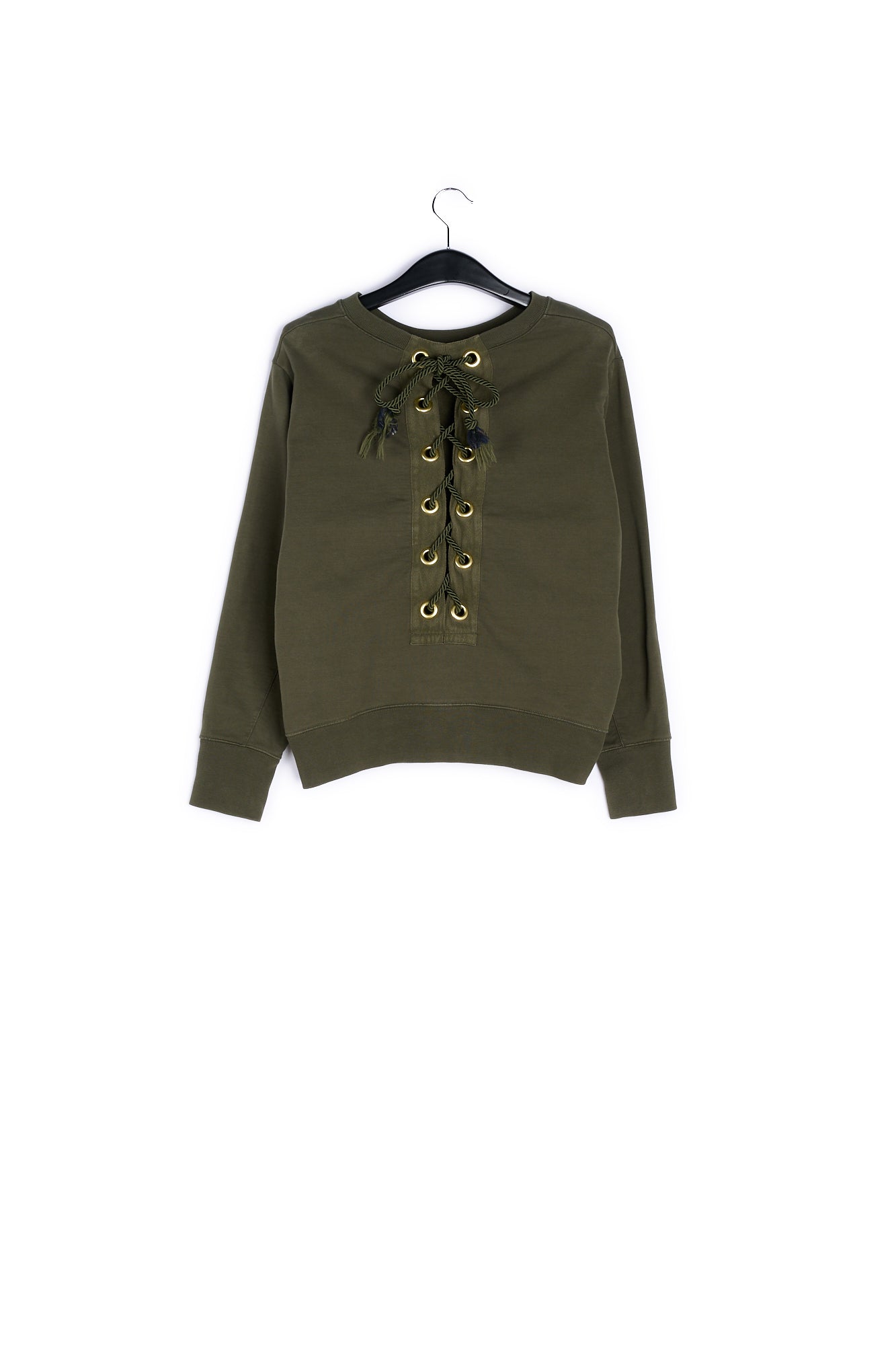 Khaki sweater RE—SSENTIEL | Essentiel second hand