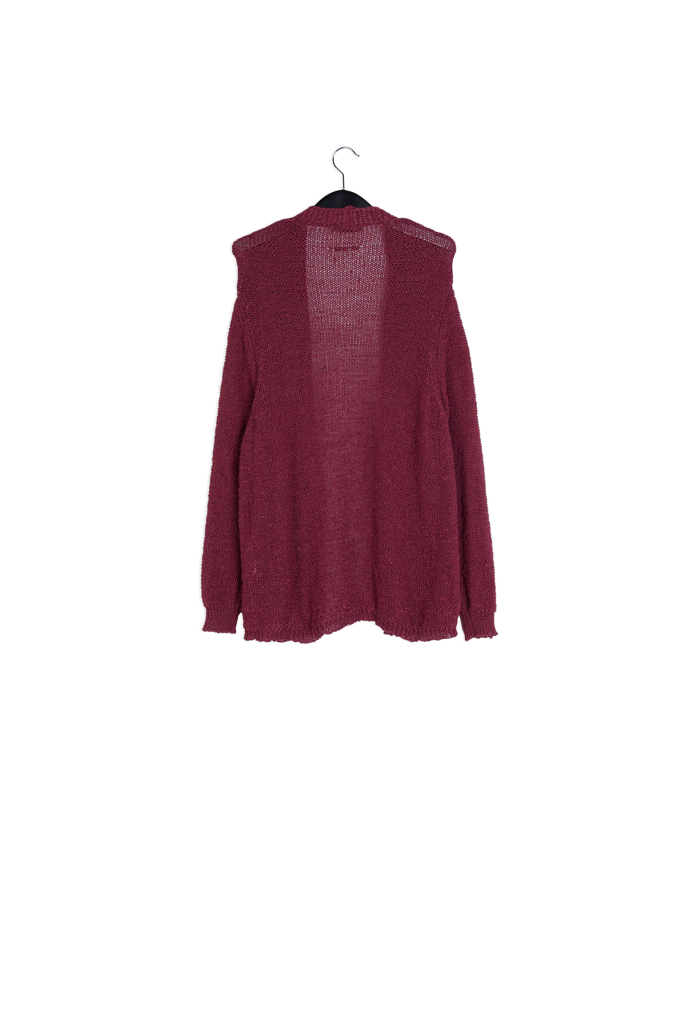 Cardigan Rouge RE—SSENTIEL | Essentiel second hand