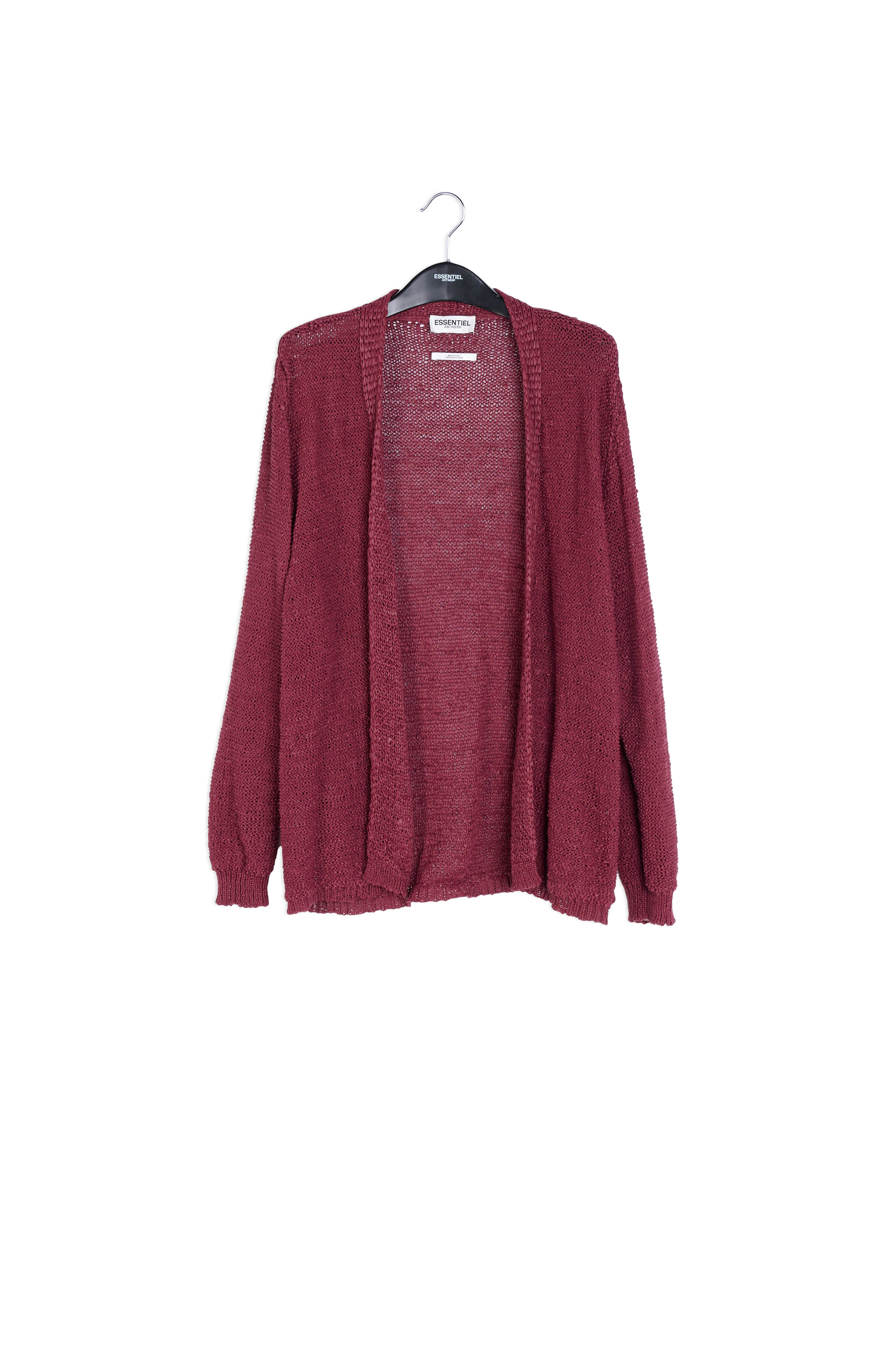 Cardigan Rouge RE—SSENTIEL | Essentiel second hand