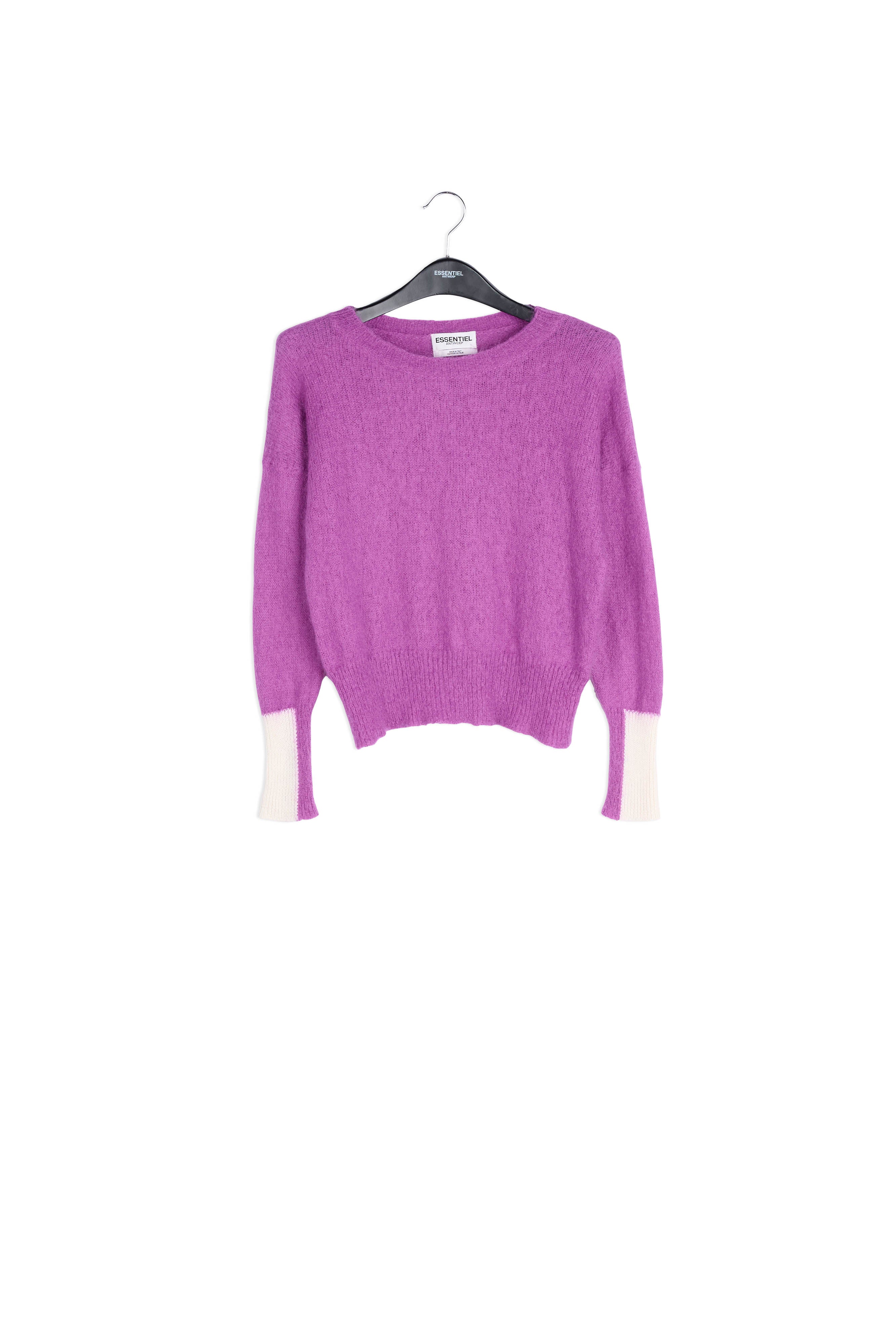 Purple sweater RE—SSENTIEL | Essentiel second hand