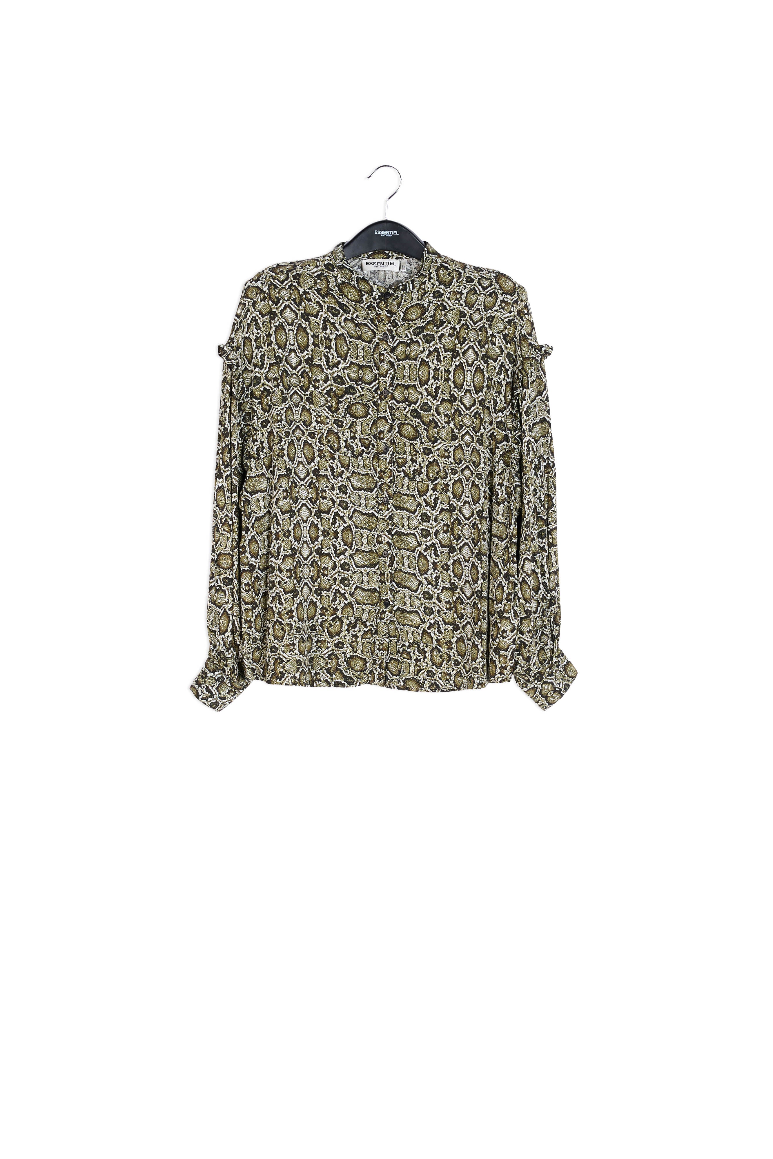 Black shirt with print RE—SSENTIEL | Essentiel second hand