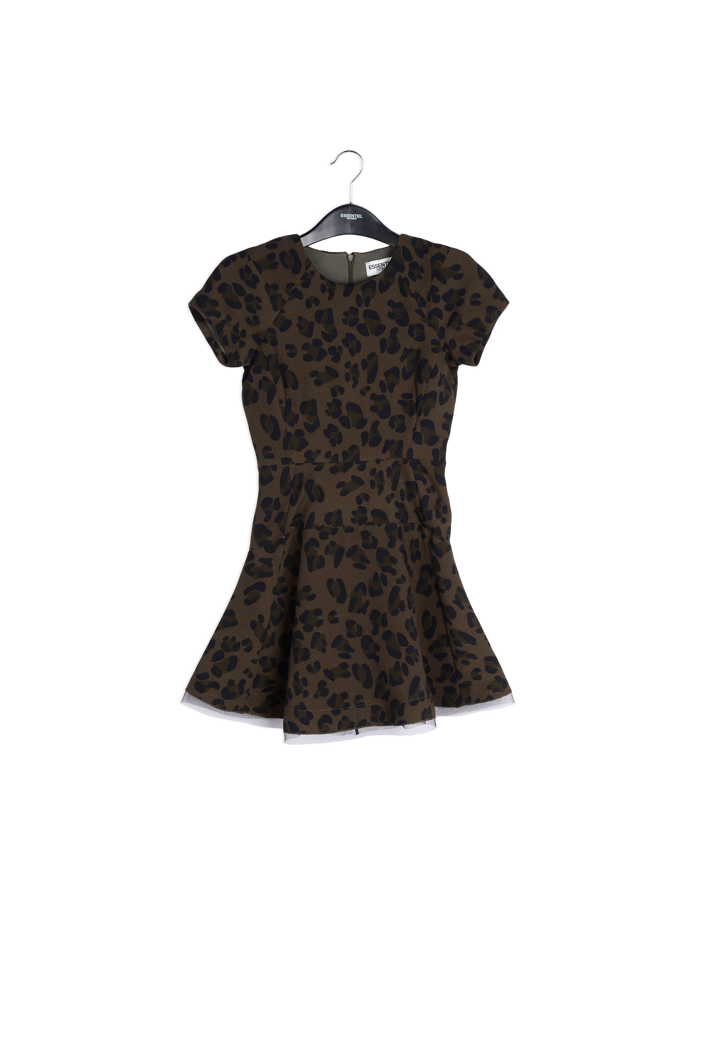 Kaki jurk RE—SSENTIEL | Essentiel second hand