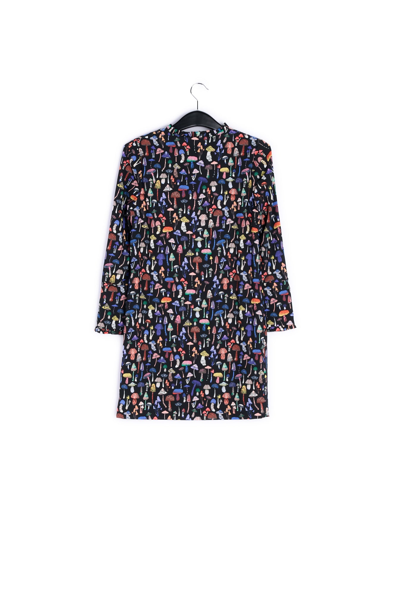 Zwarte gebloemde jurk RE—SSENTIEL | Essentiel second hand