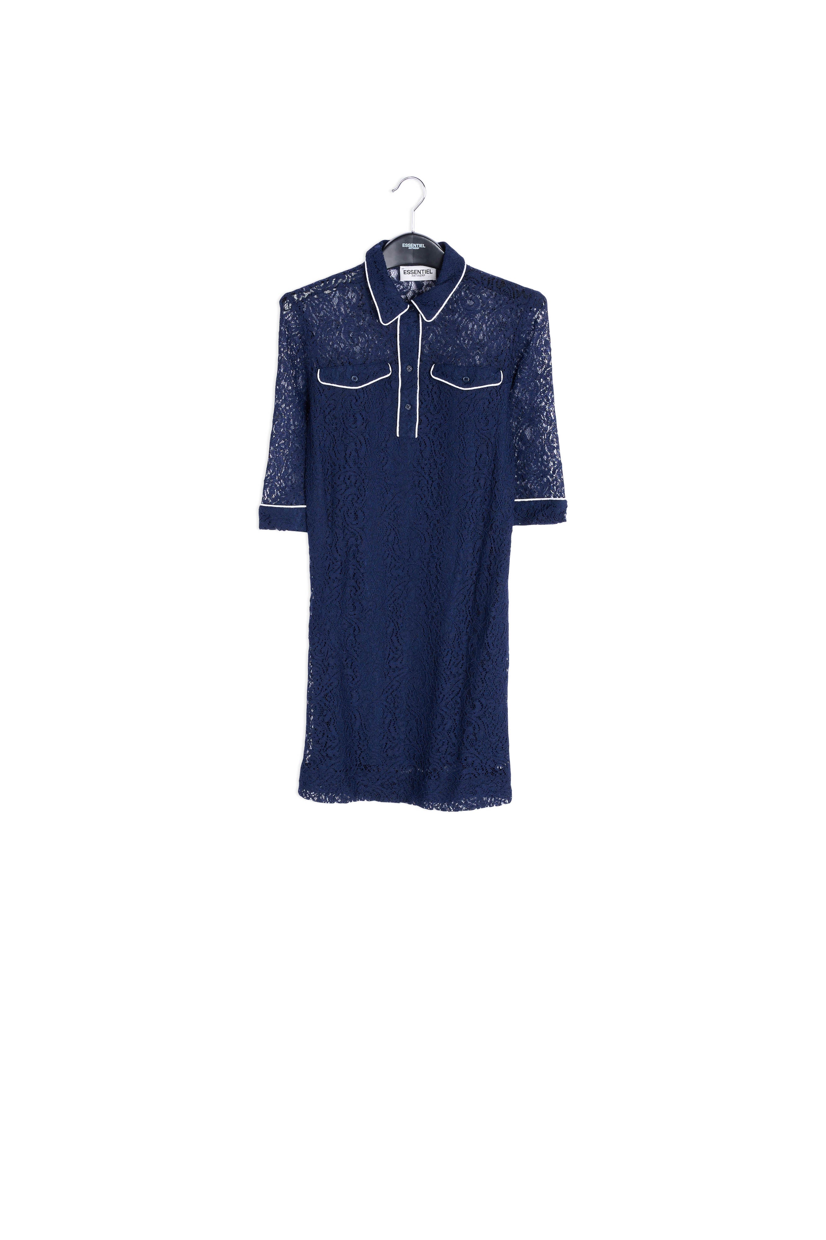 Jurk Marine blauw RE—SSENTIEL | Essentiel second hand