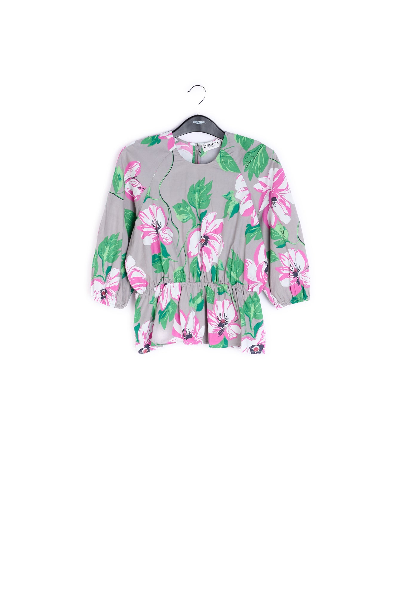 Grey printed top RE—SSENTIEL | Essentiel second hand