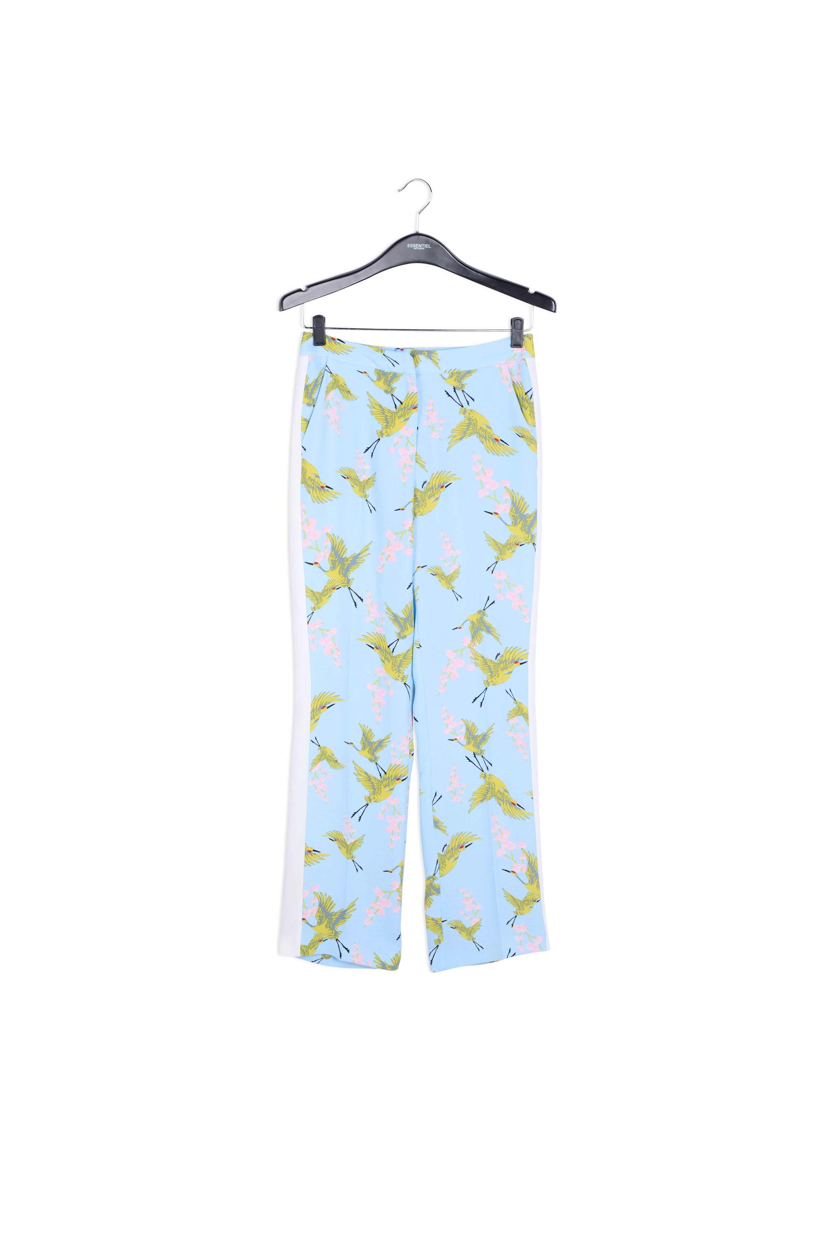 Blue printed pants RE—SSENTIEL | Essentiel second hand