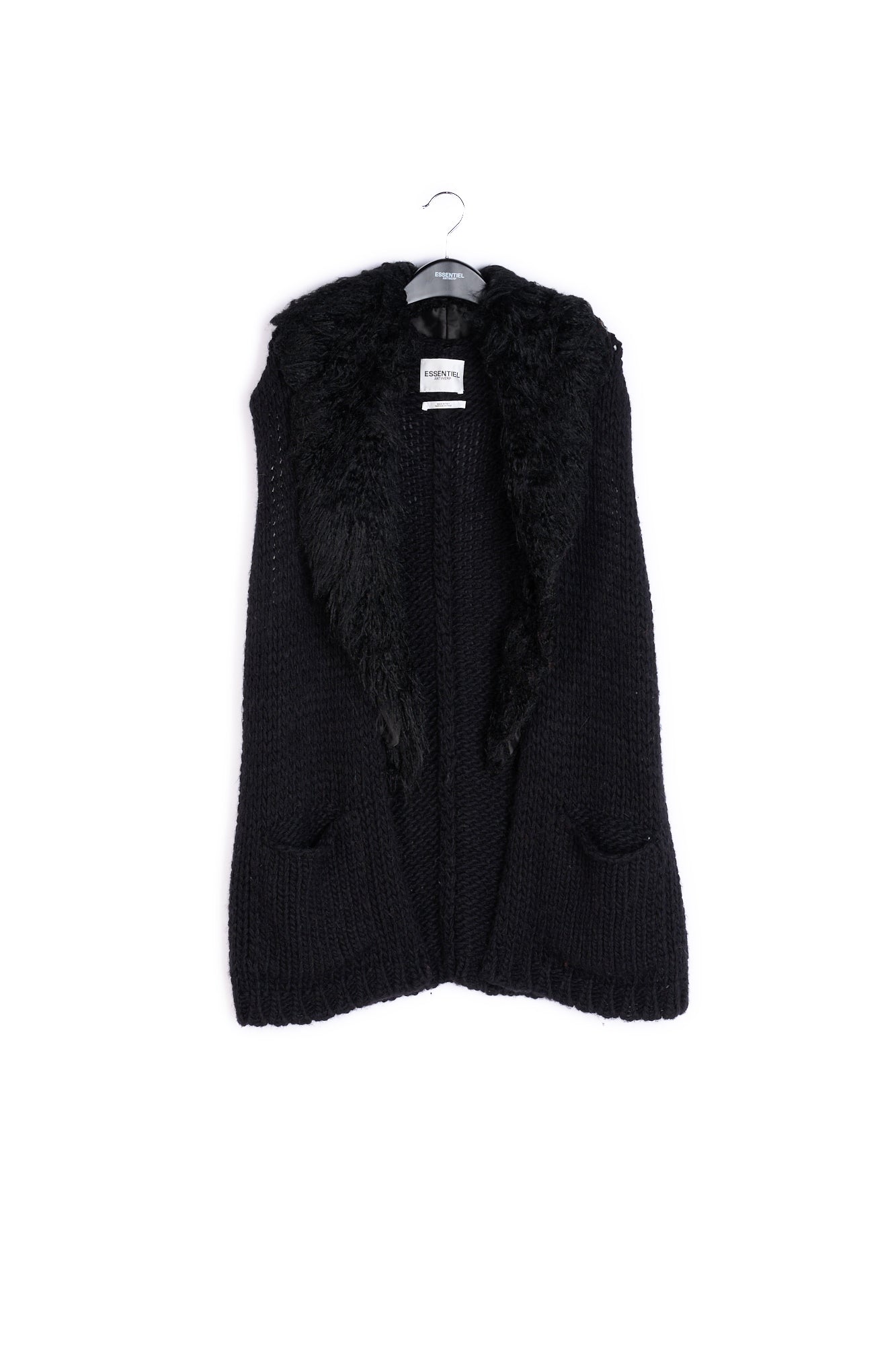 Black cardigan RE—SSENTIEL | Essentiel second hand