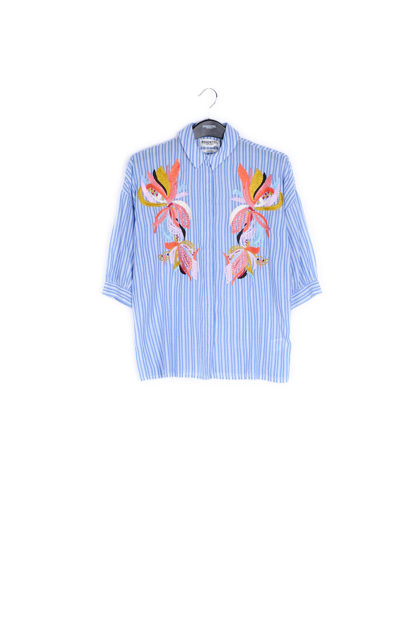Blue printed shirt RE—SSENTIEL | Essentiel second hand