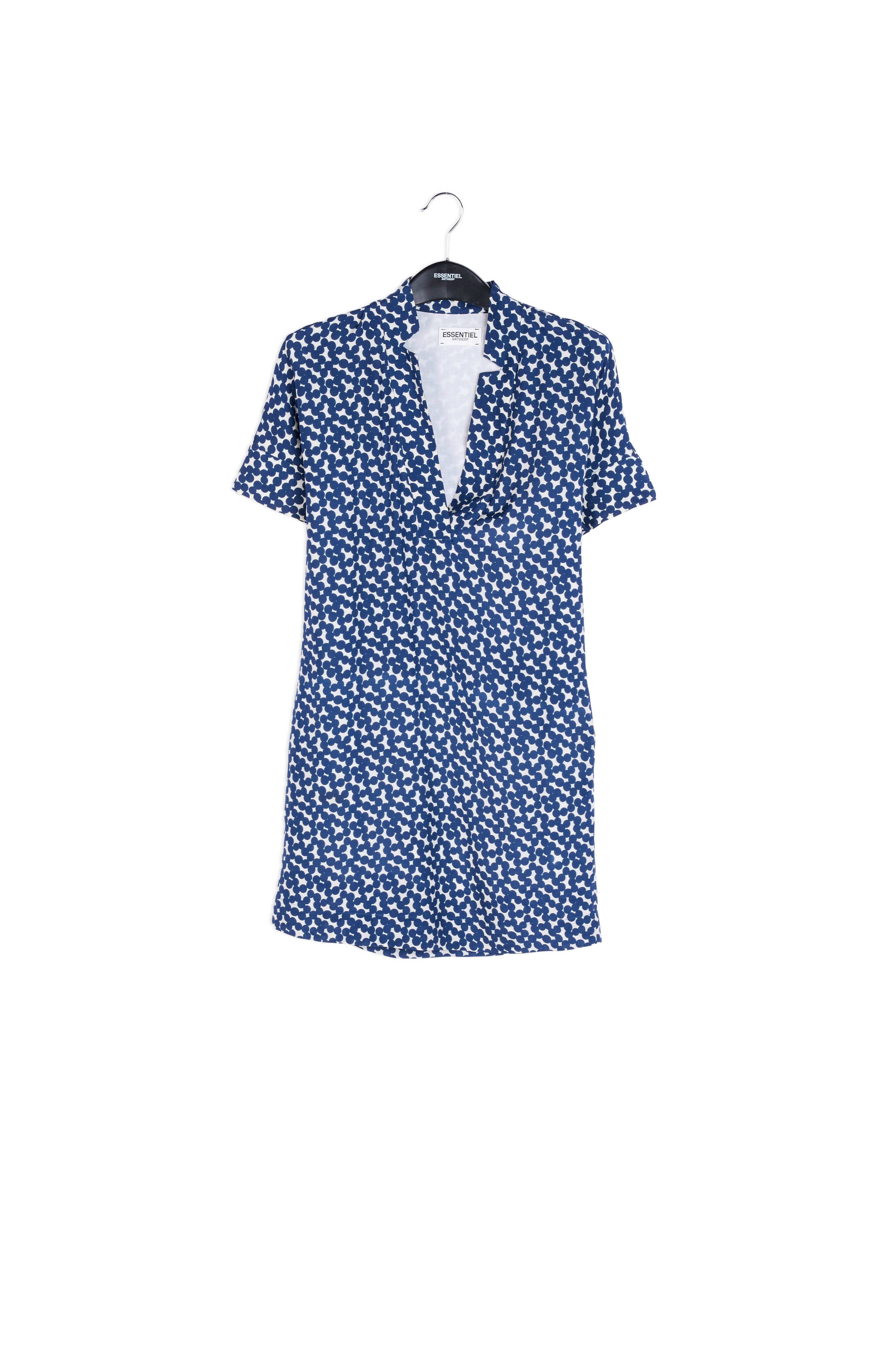  blauw jurk RE—SSENTIEL | Essentiel second hand