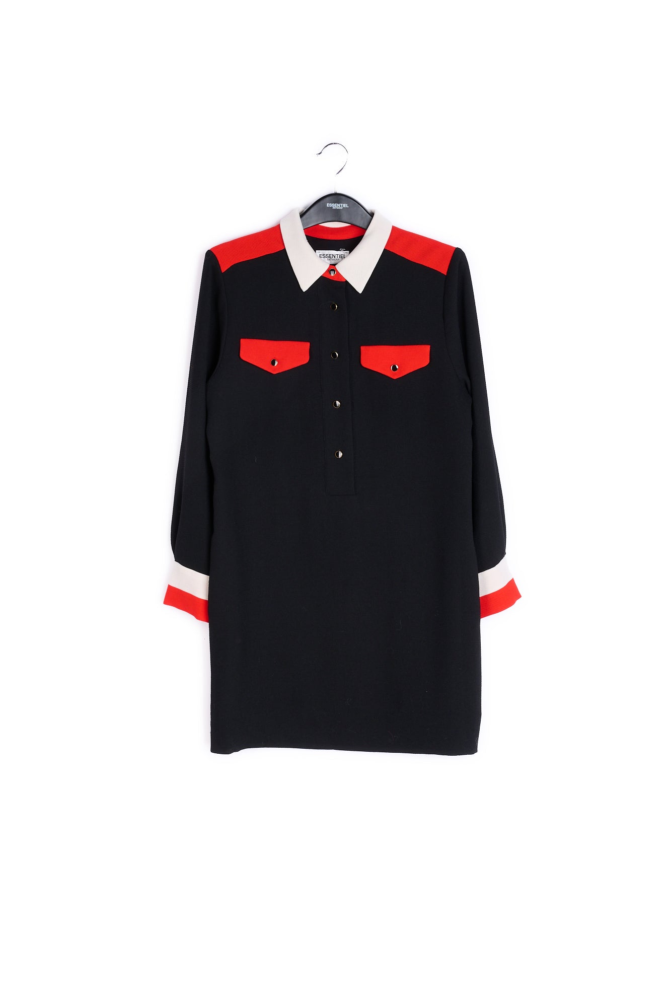 Black and red dress RE—SSENTIEL | Essentiel second hand