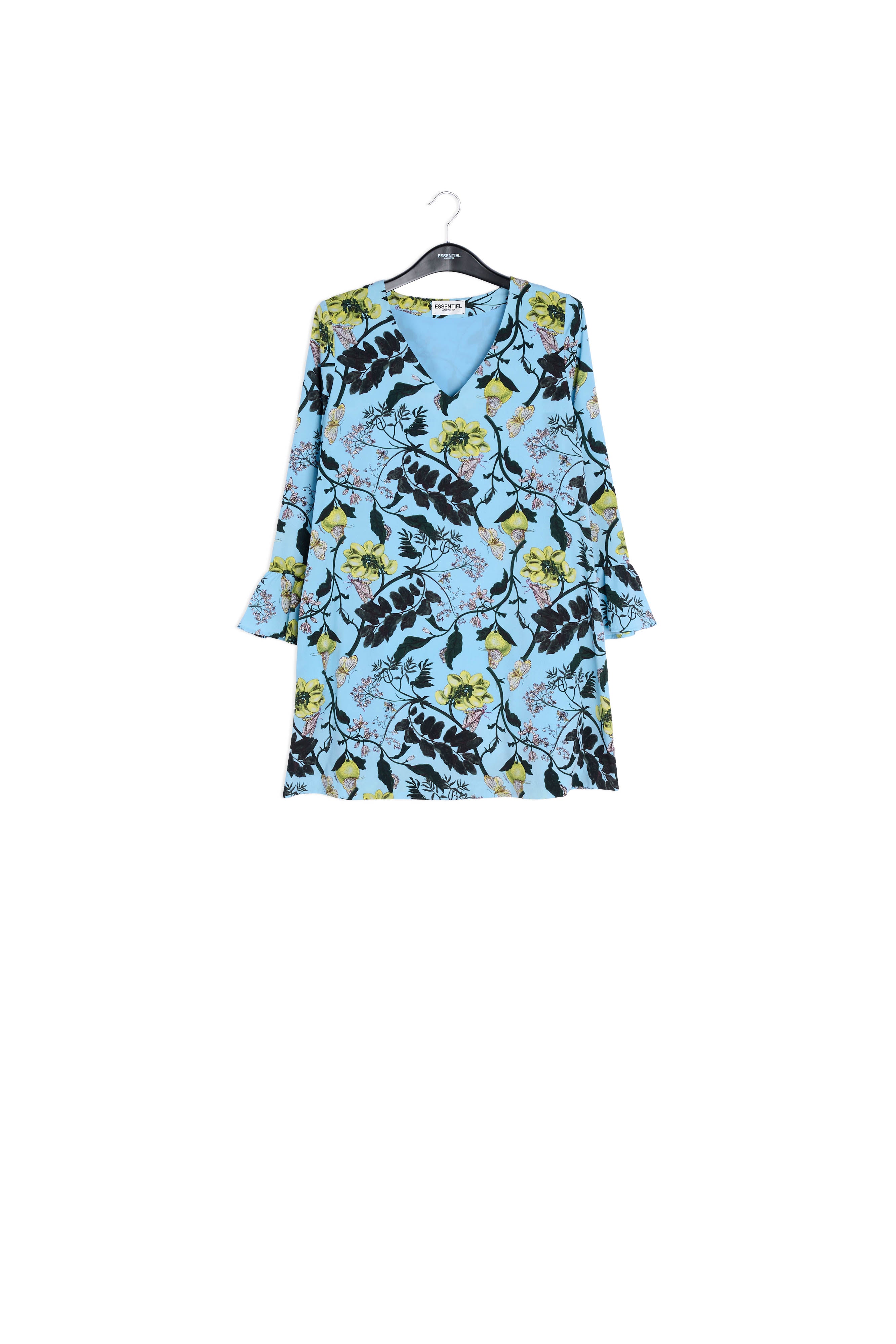  Blauw jurk RE—SSENTIEL | Essentiel second hand