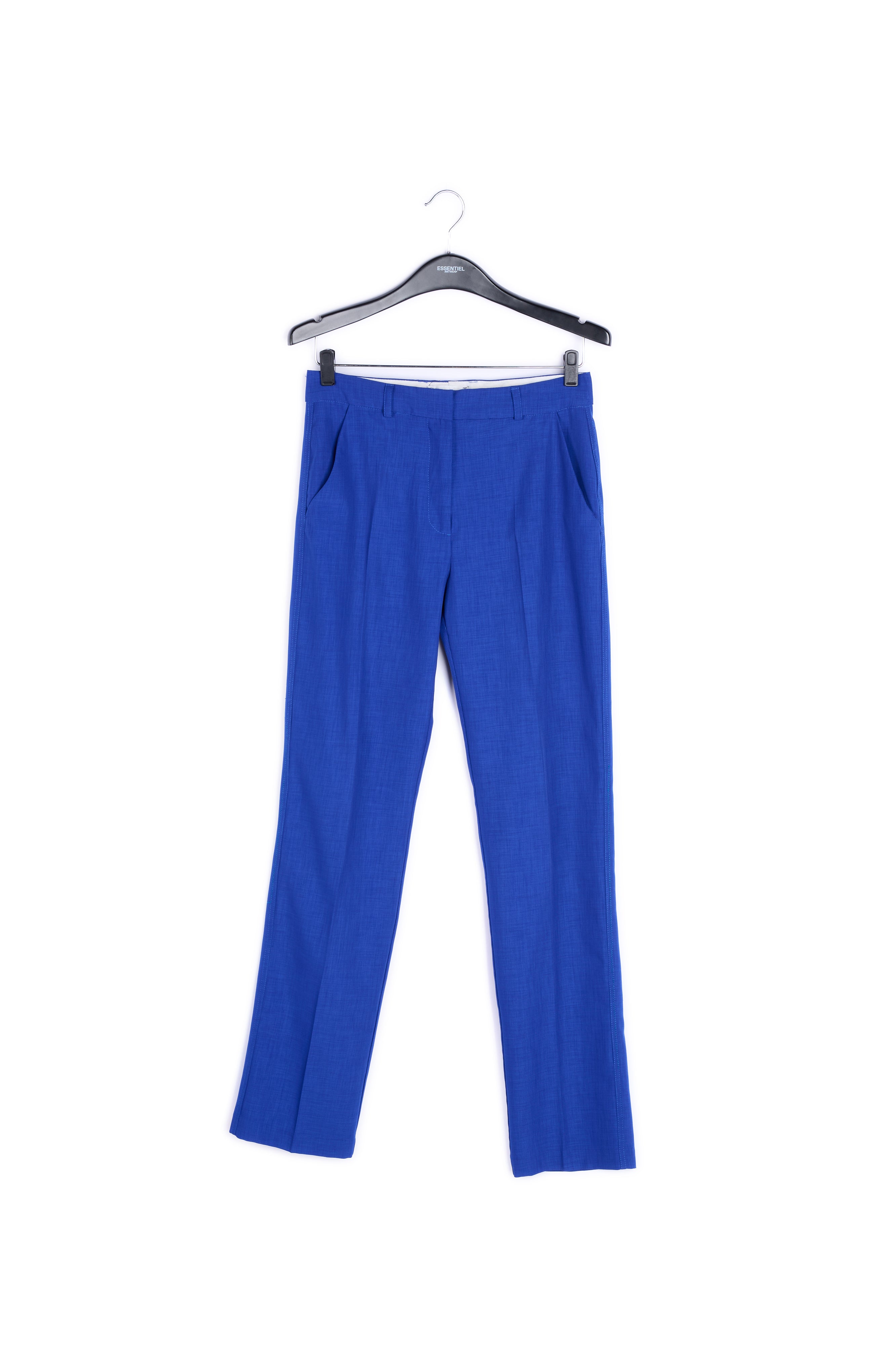Blue tailored trousers RE—SSENTIEL | Essentiel second hand